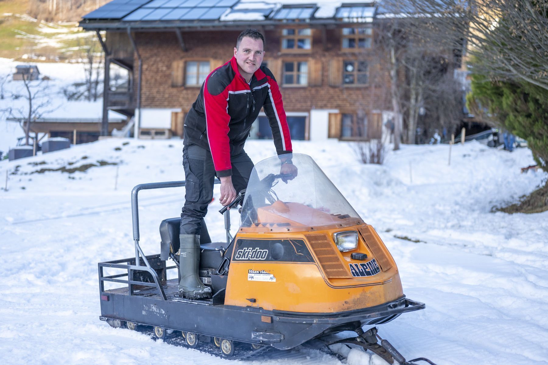Alexander Sohler sorgt für beste Pistenverhältnisse 