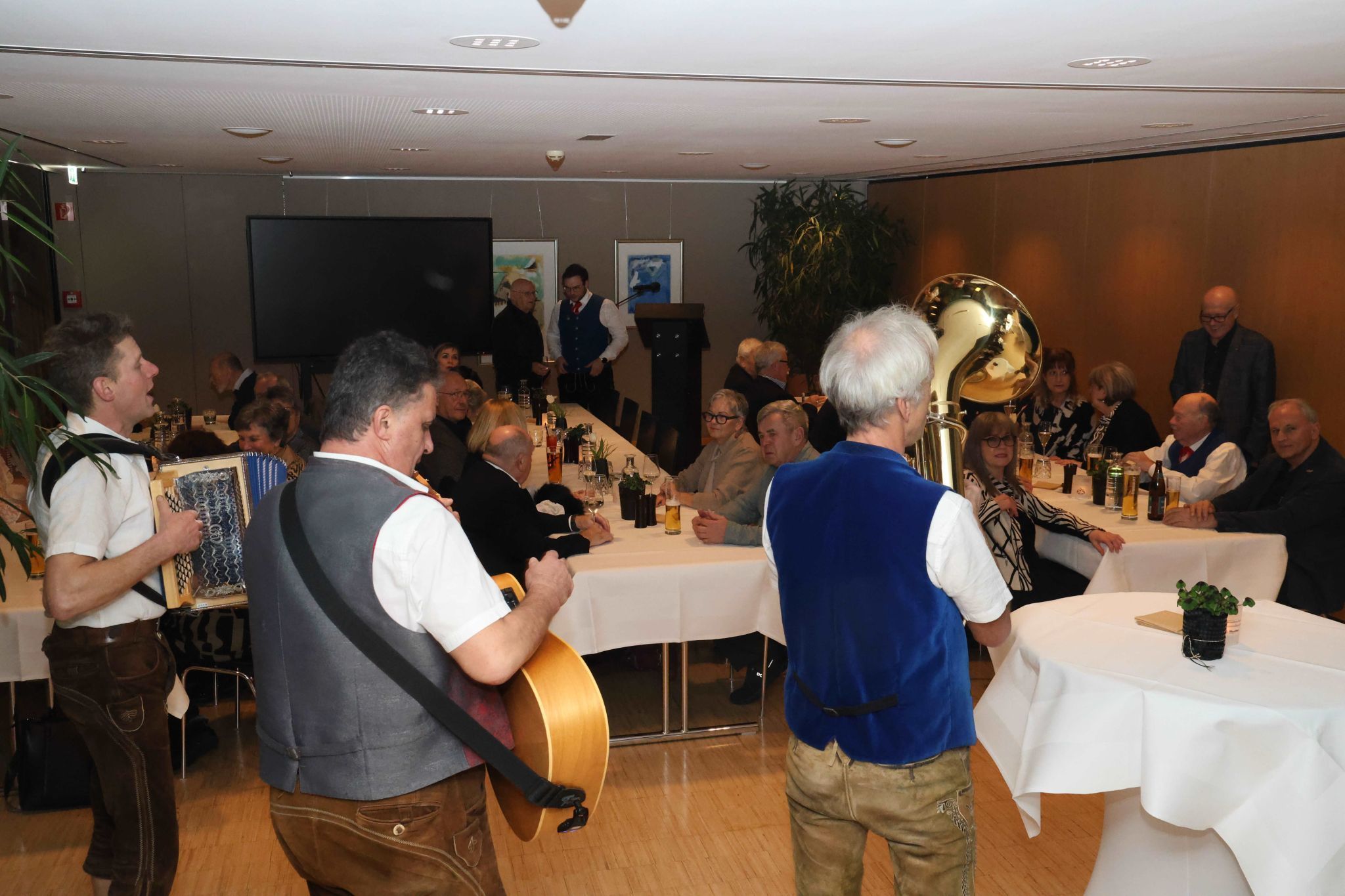 Ohne Livemusik ging es natürlich nicht.