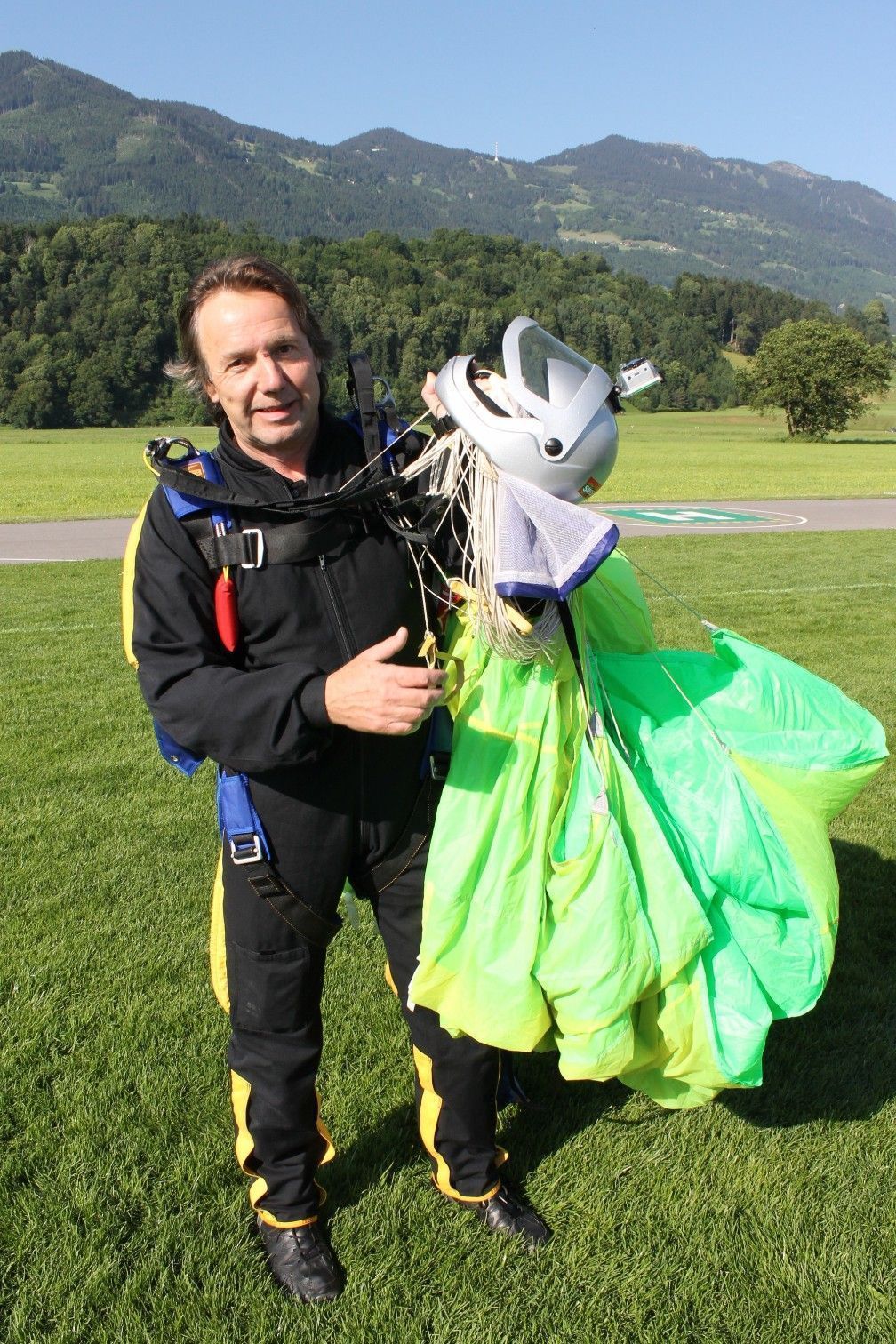 Seine letzte Landung war im Sommer 2022 in Schnepfau. Knapp drei Jahre später landete er dort auf dem Bürgermeistersessel.