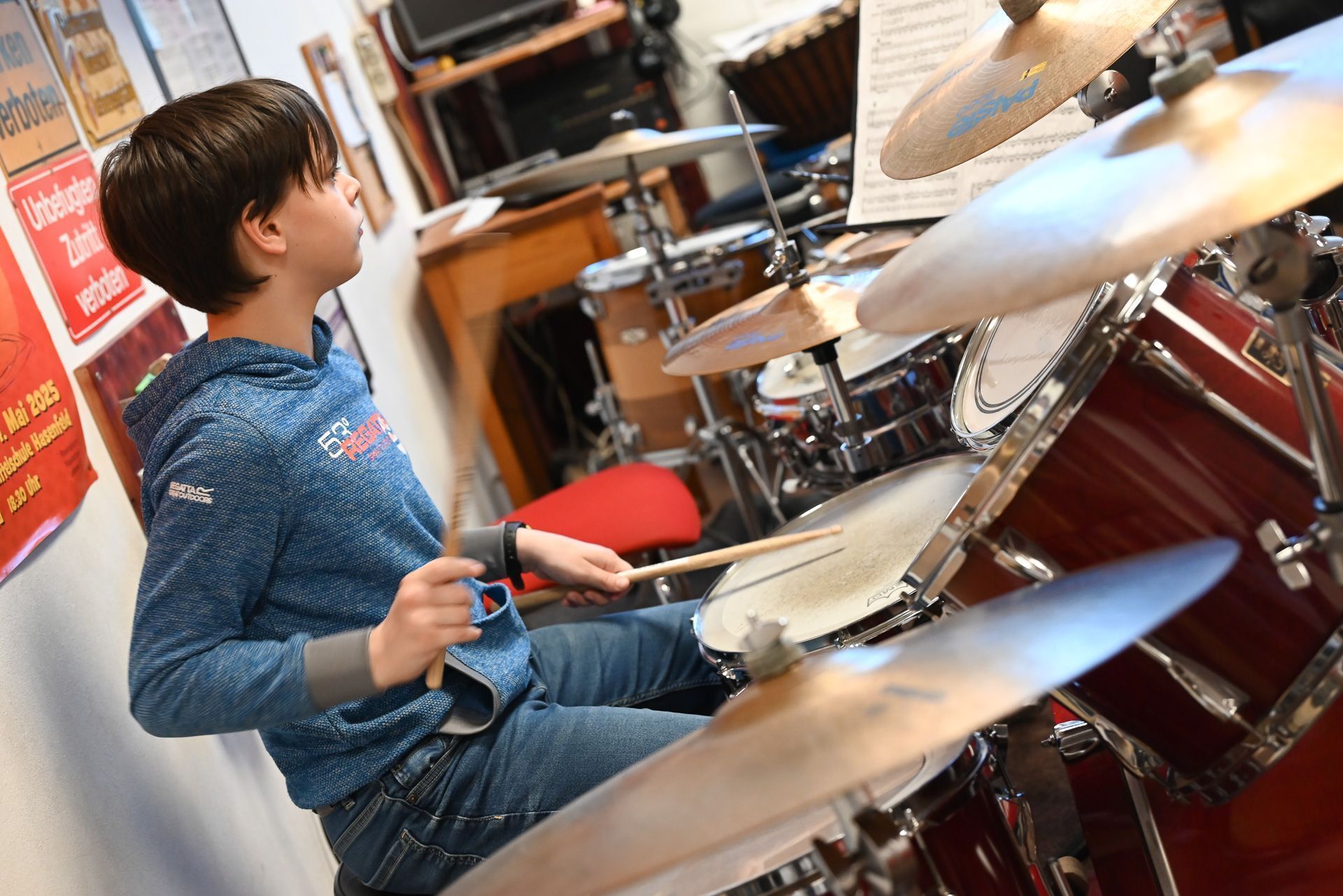 Perfektion auf höchstem Niveau präsentieren die jungen Schlagwerker.