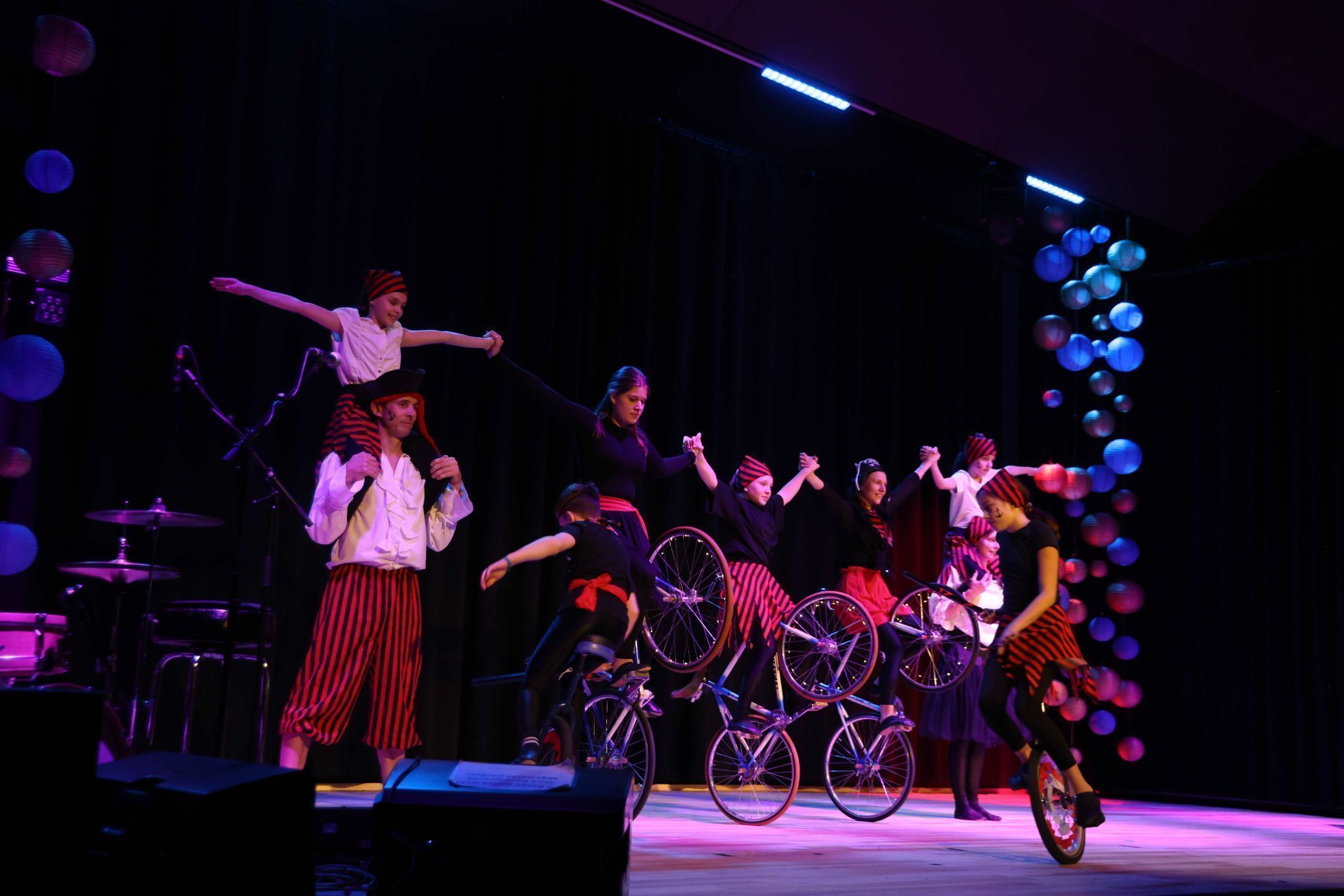 Der Radfahrclub zeigte starkes Können.