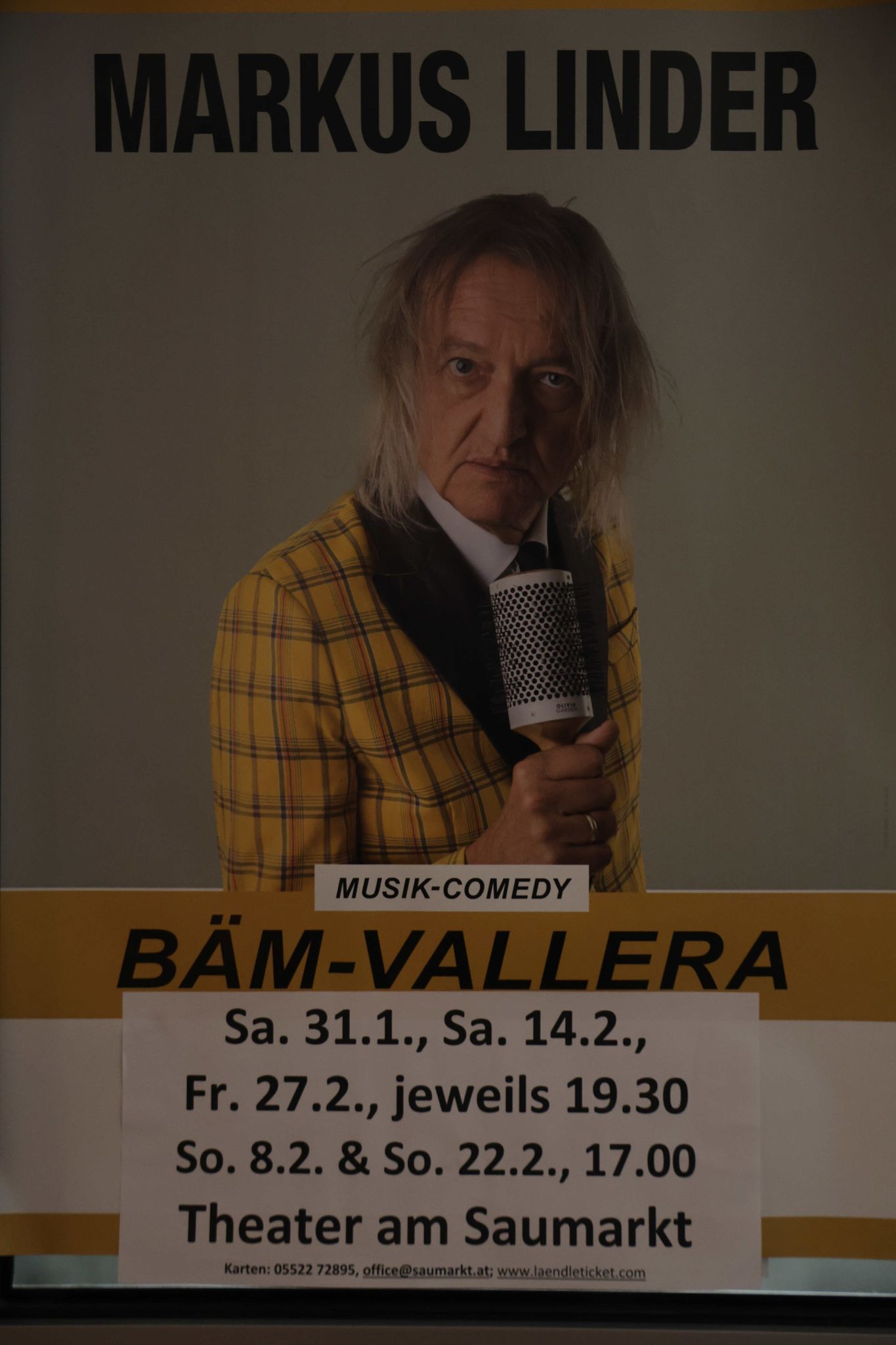 Das Plakat zum jüngsten Programm.