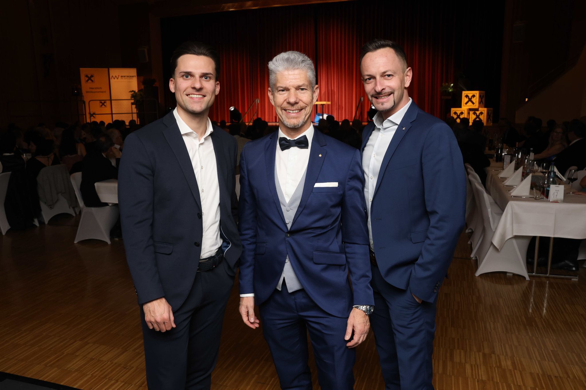 Maximilian Simma, Thomas Schreiber und Fabian Ess.