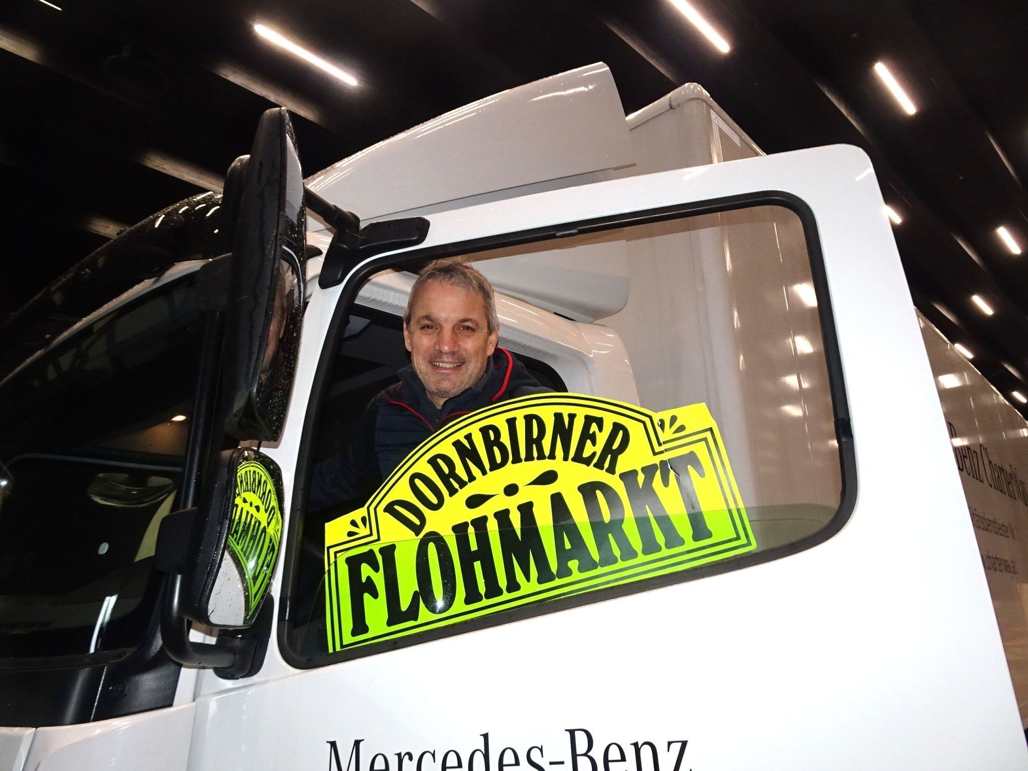 Johannes Zangerl, ausnahmsweise nicht als Stadtrat, sondern als Fahrer beim Abholservice im Einsatz. 