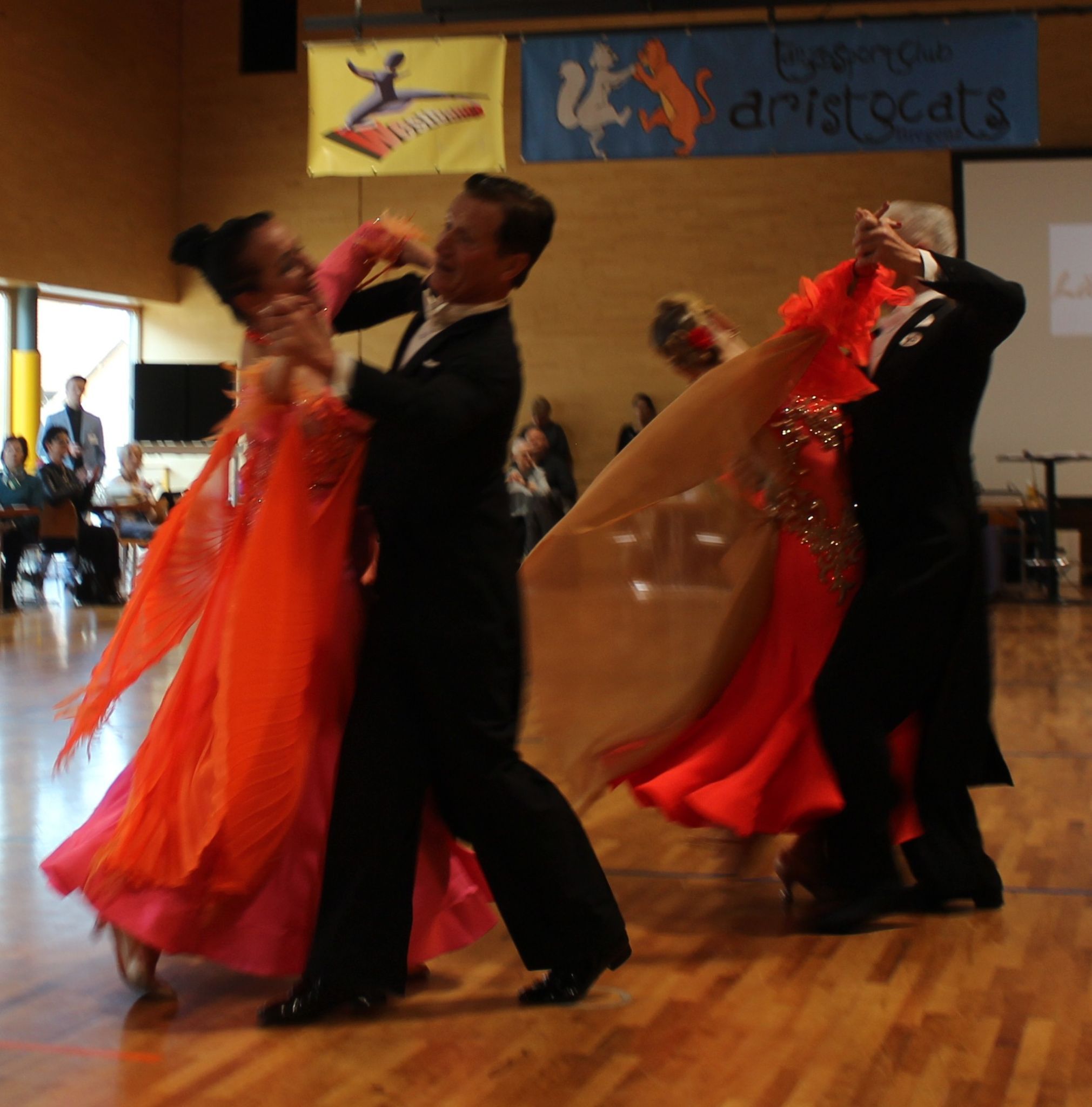 Am Samstag standen Standardtänze im Mittelpunkt, Latein war dann am Sonntag Schwerpunkt.