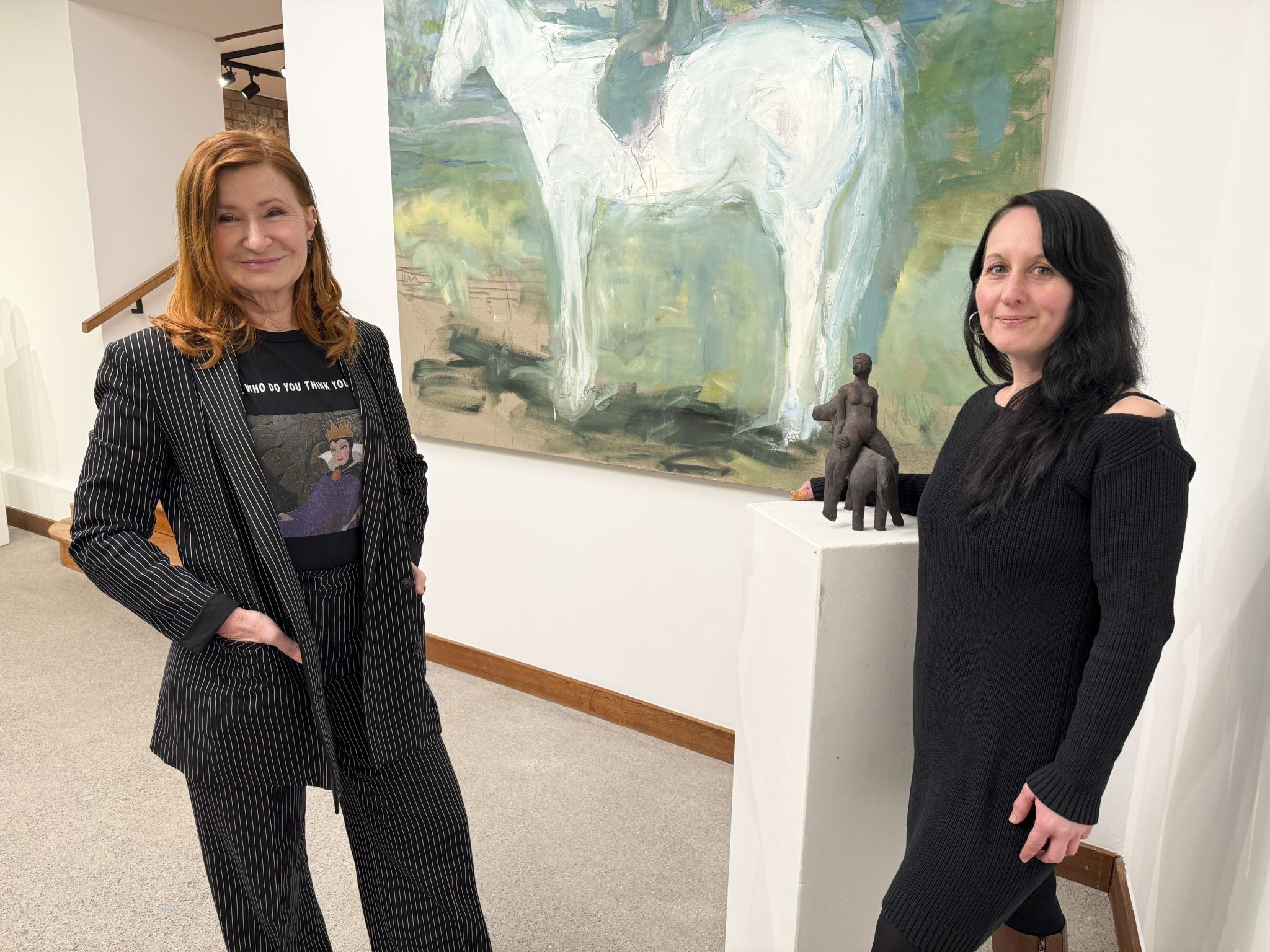 Malerin Mila Veljac’a Plaickner und Bildhauerin Andrea Maria Bauer präsentieren ECHT/MENSCH