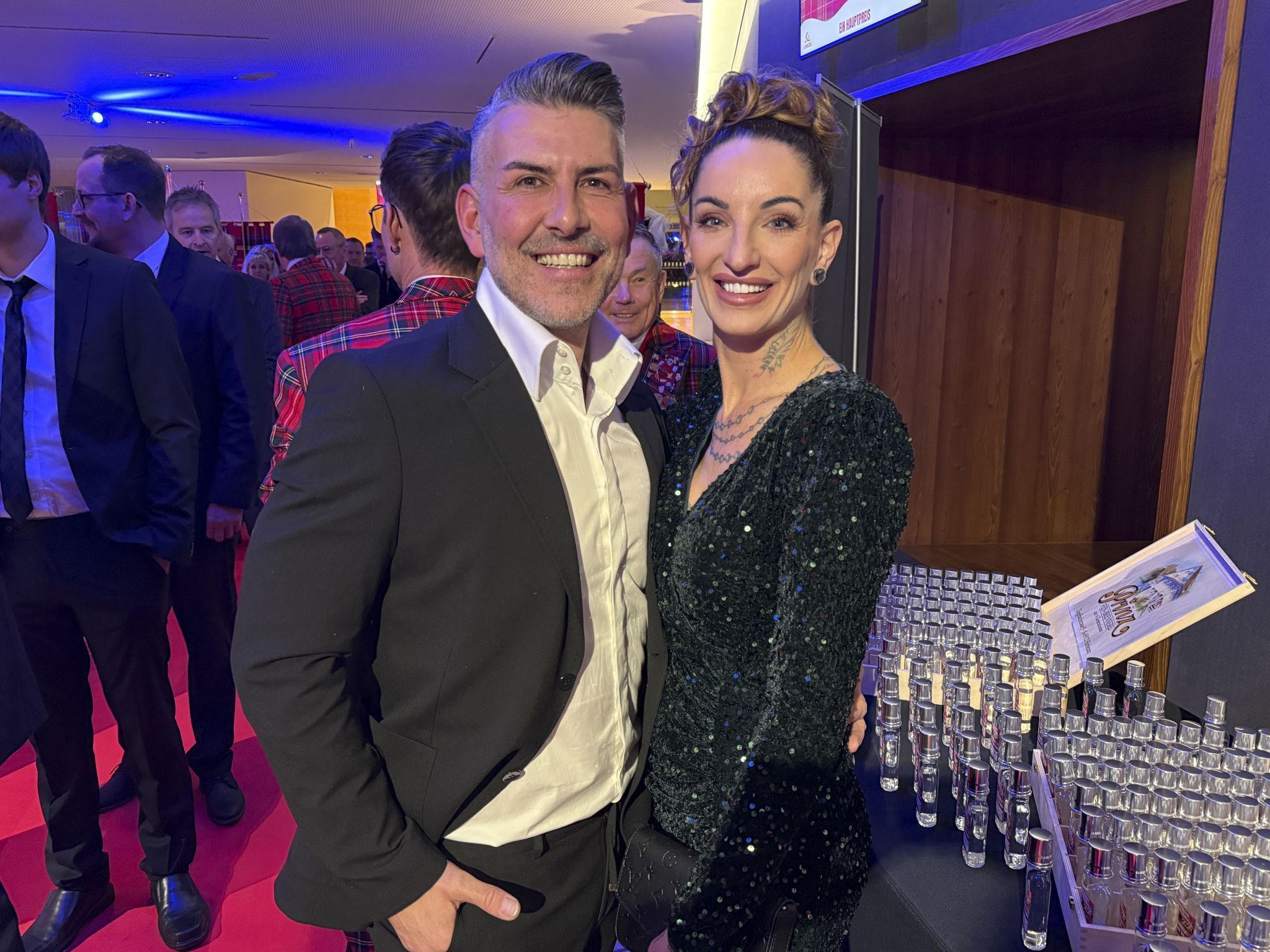 Samantha und Mario Berti amüsierten sich bestens