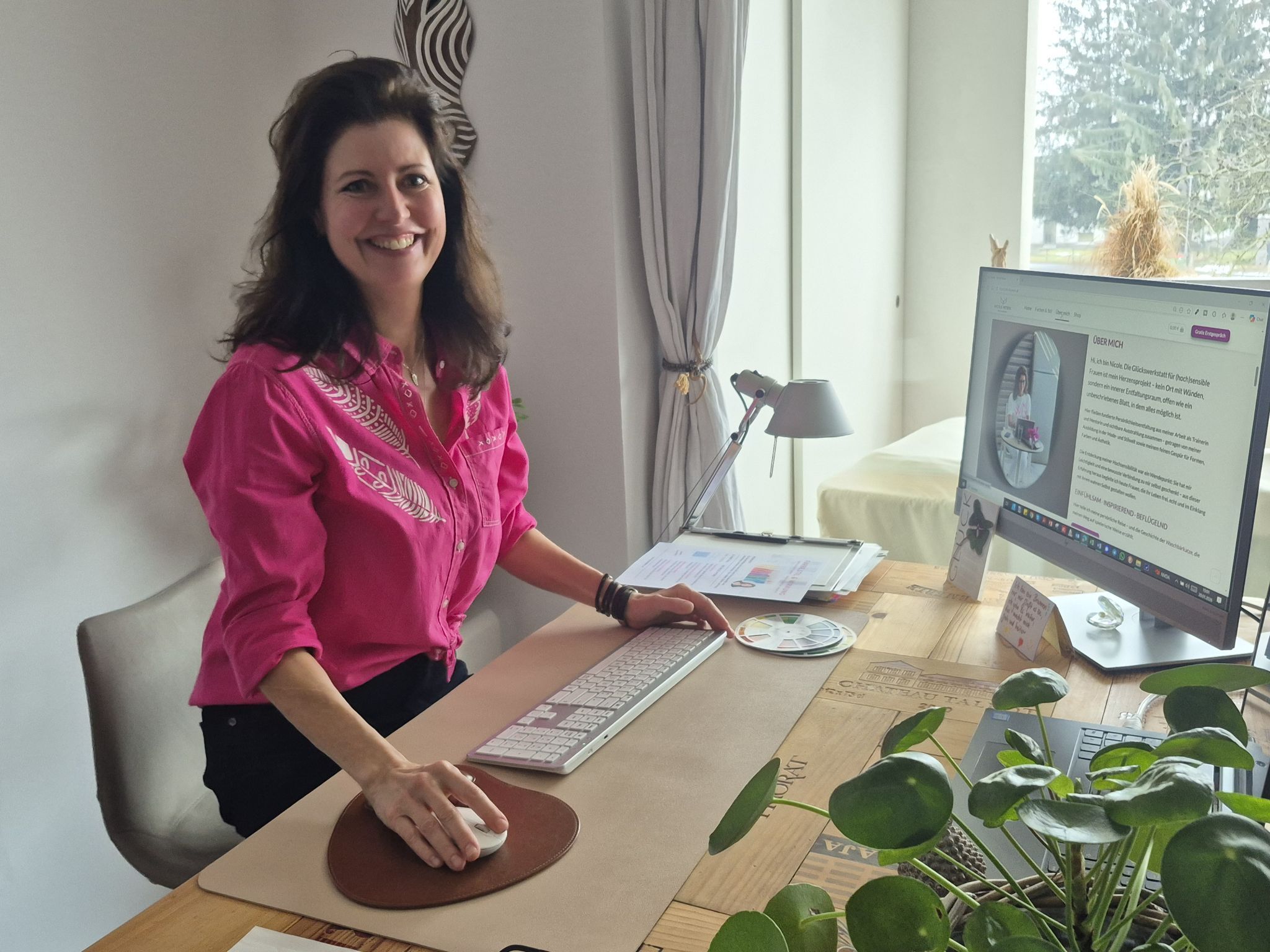 Nicole Peters Herzensprojekt ist die Glückswerkstatt. Es ist ein innerer Entfaltungsraum, in dem alles möglich ist. 