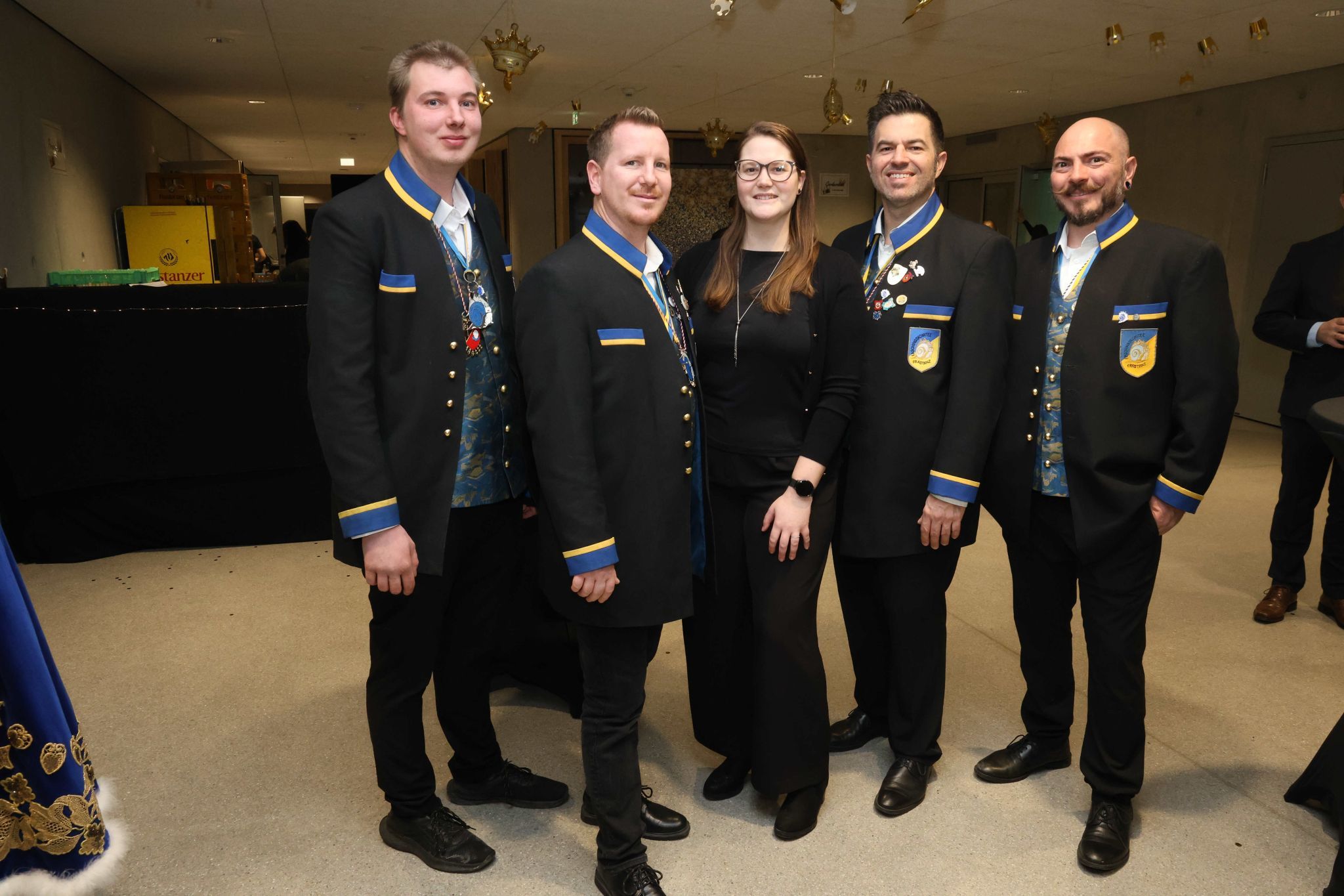 Dominik Bösch, Matthias Bauer, Mmanuela Haas, Alex Payer und Simon Scherrer.