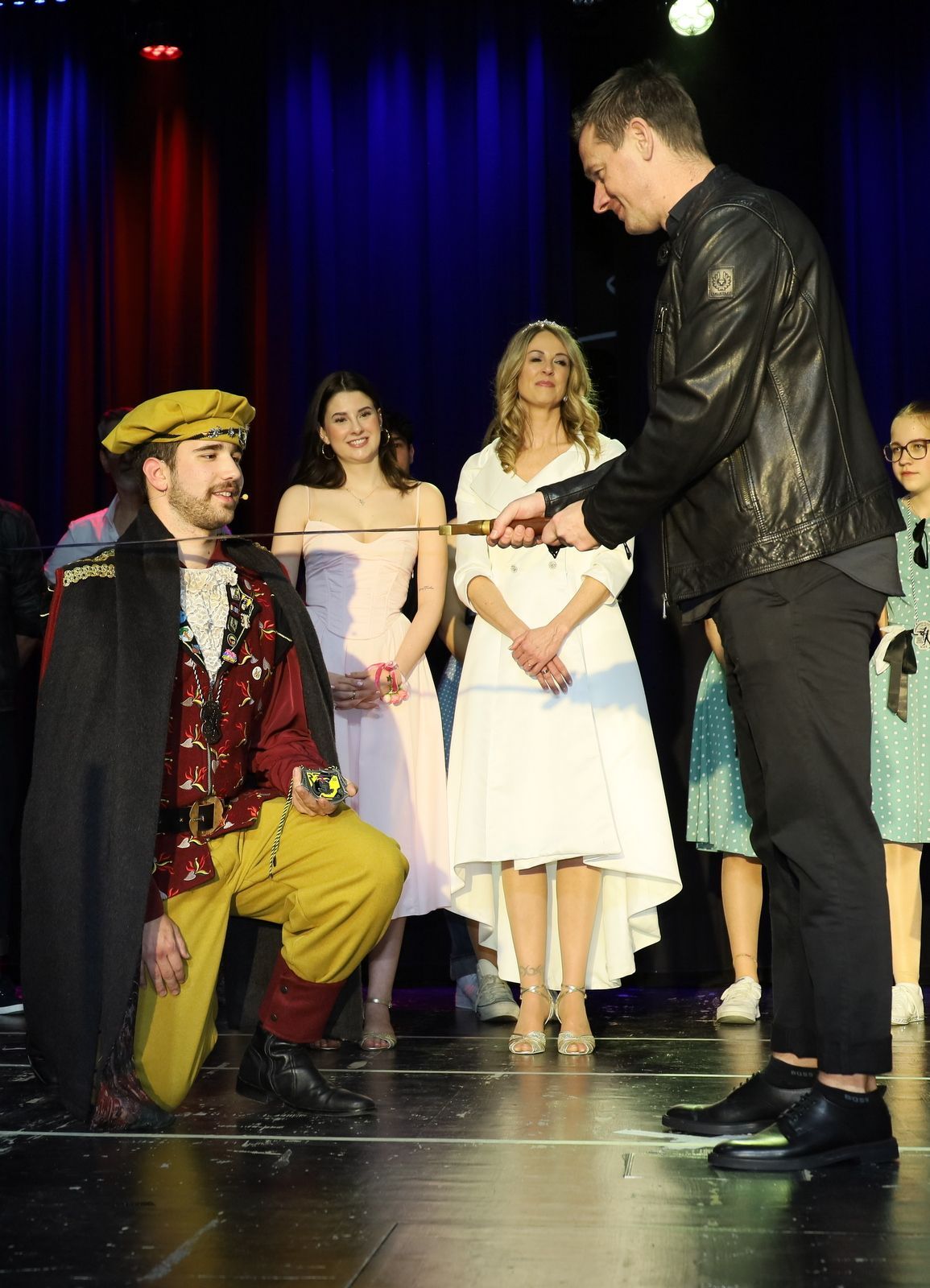 Ritterschlag Ritter Jan durch Prinz Oliver