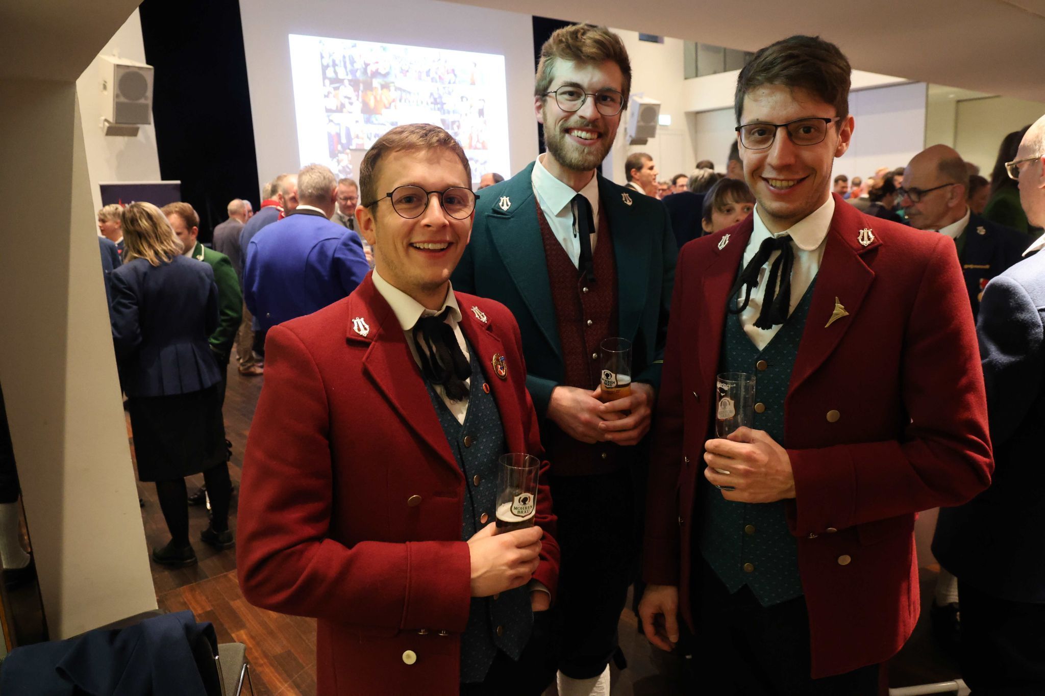 Clemens Reimann MV Thüringerberg), Niklas Mayr (MV Hohenweiler) und Elias Müller (Thüringerberg).