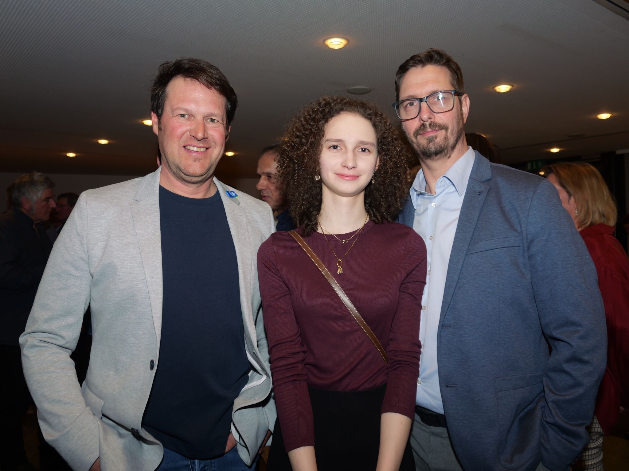 Perre Egger, Sophia Bertsch und Martin Bertsch