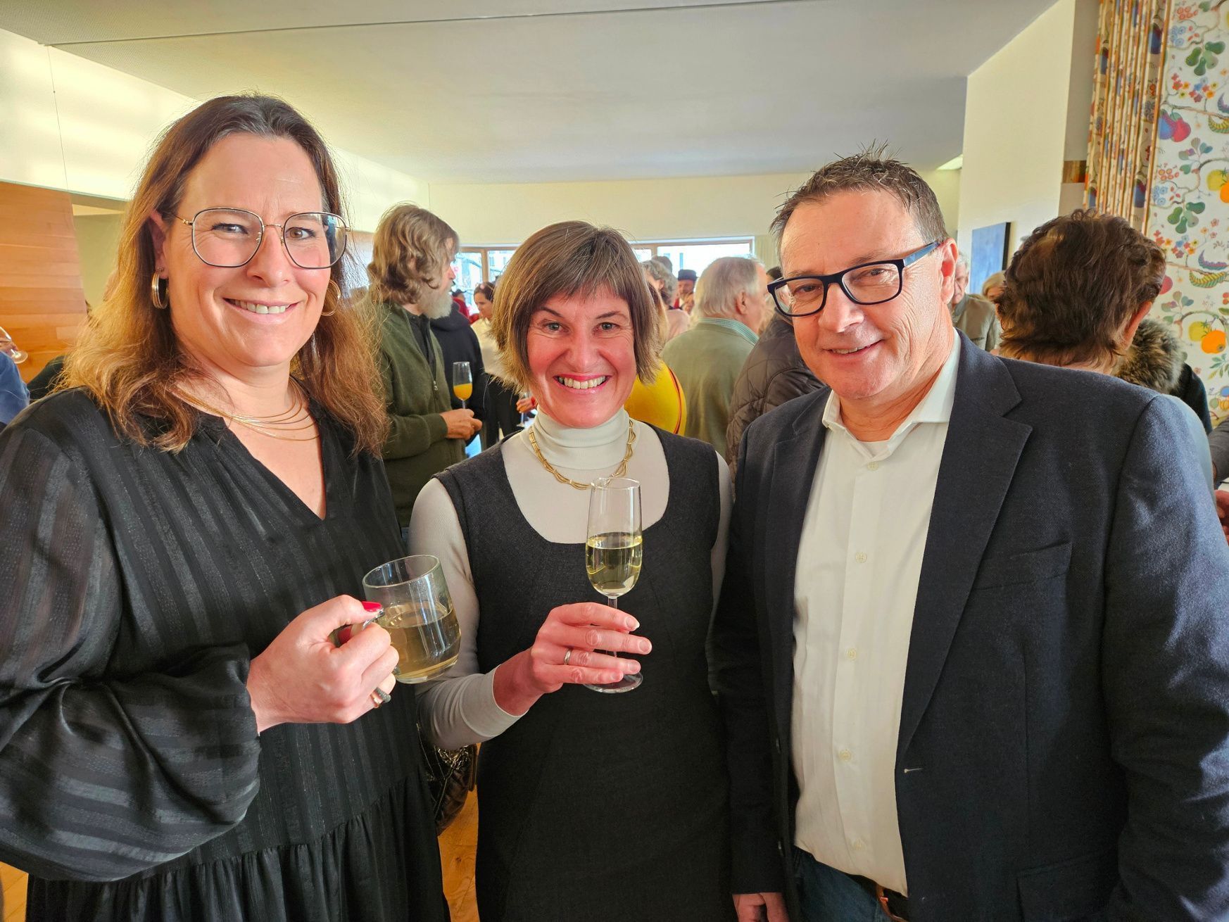 GR Petra Böck, GR Judith Wellmann und GR Christoph Schmid.