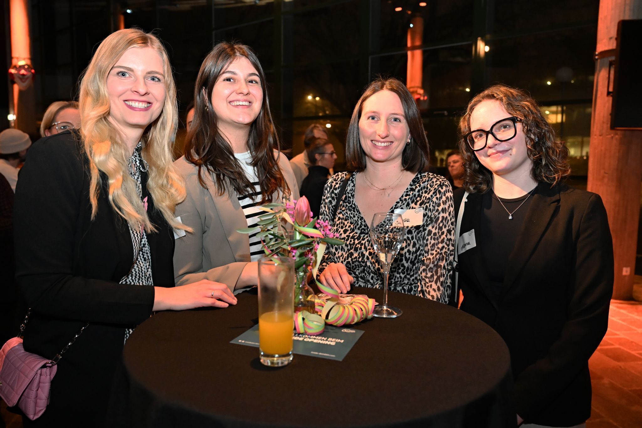 Gute Stimmung unter den Ladies des Stadtmarketings: Michelle Skala, Arabel Österle, Julia Rusch und Hanna Jochum. 