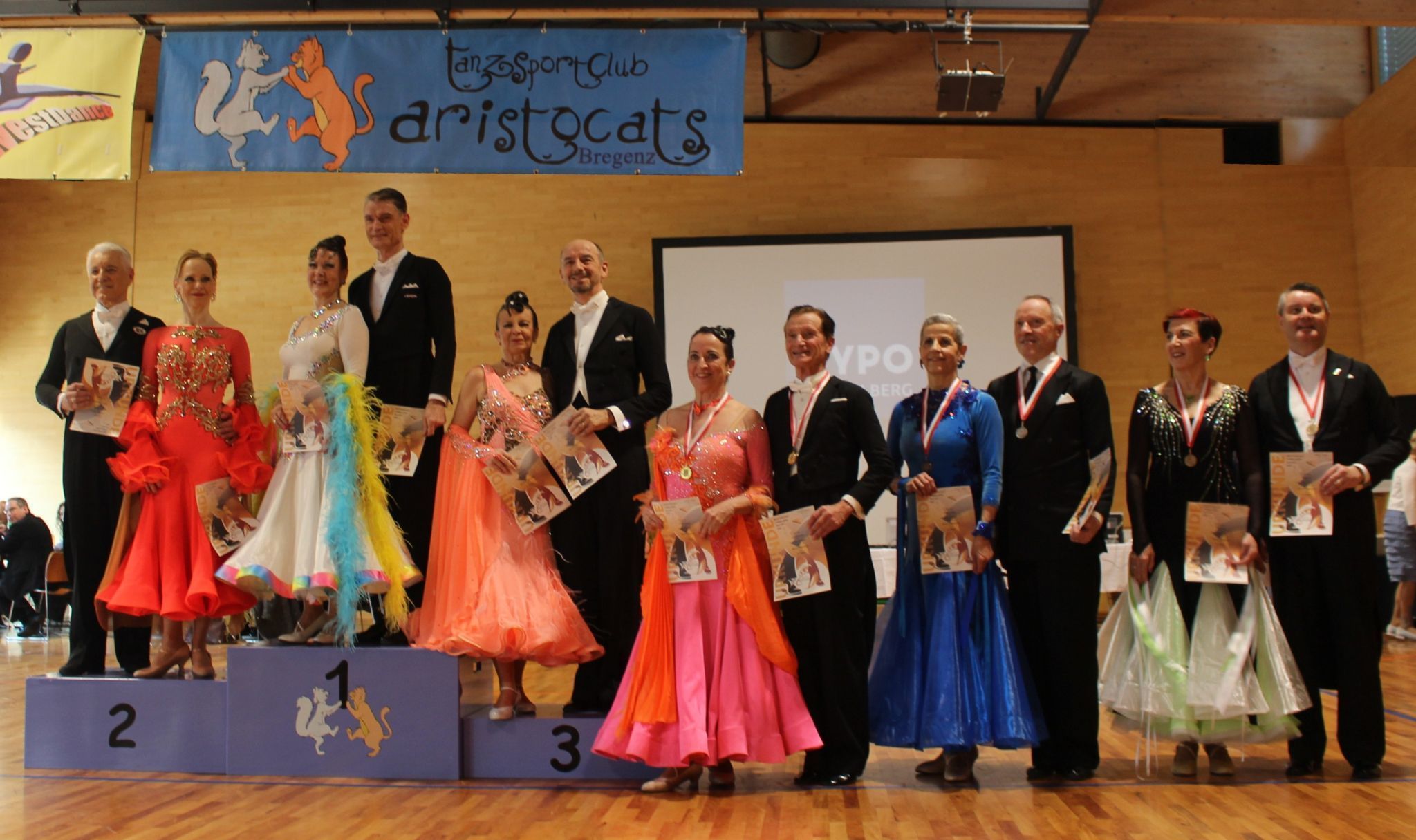 Vorarlbergs Spitzentanzpaare konnten sich im Vergleich mit der Konkurrenz aus anderen Bundesländern sowie der Schweiz und Deutschlang gut behaupten.