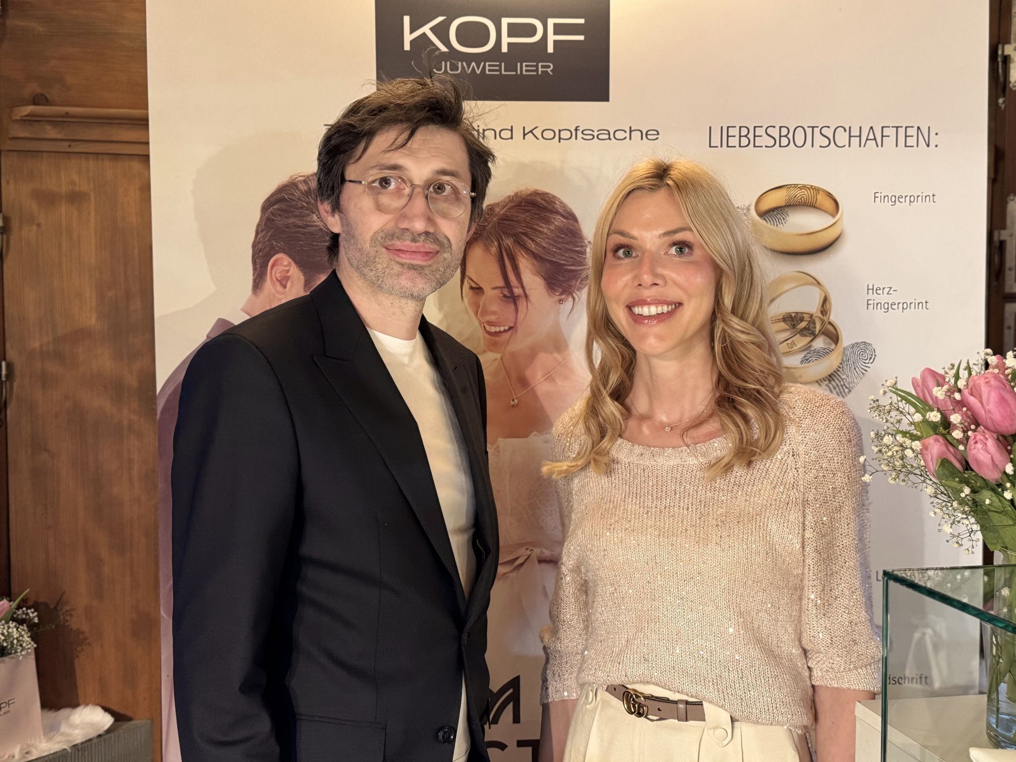 Geschwisterpaar Andreas und Katharina Kopf (Juwelier Kopf).