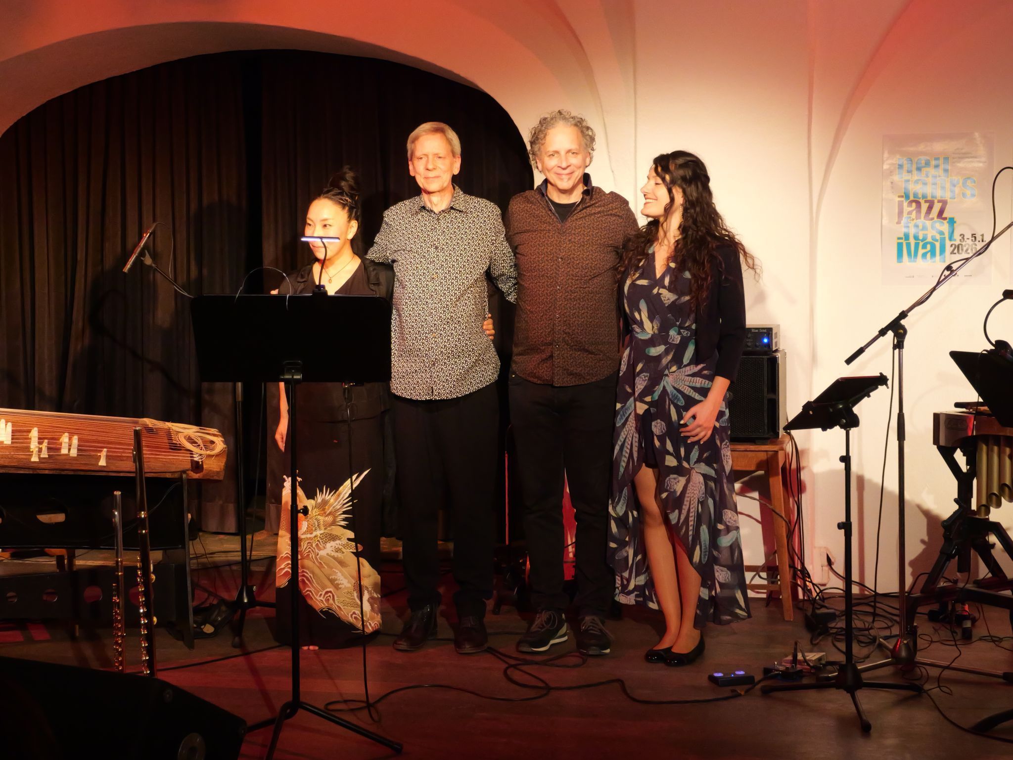 Die Formation „Delydious“ wurde für ihre progressive Klangsprache und intensiven Improvisationen vom Publikum gefeiert.