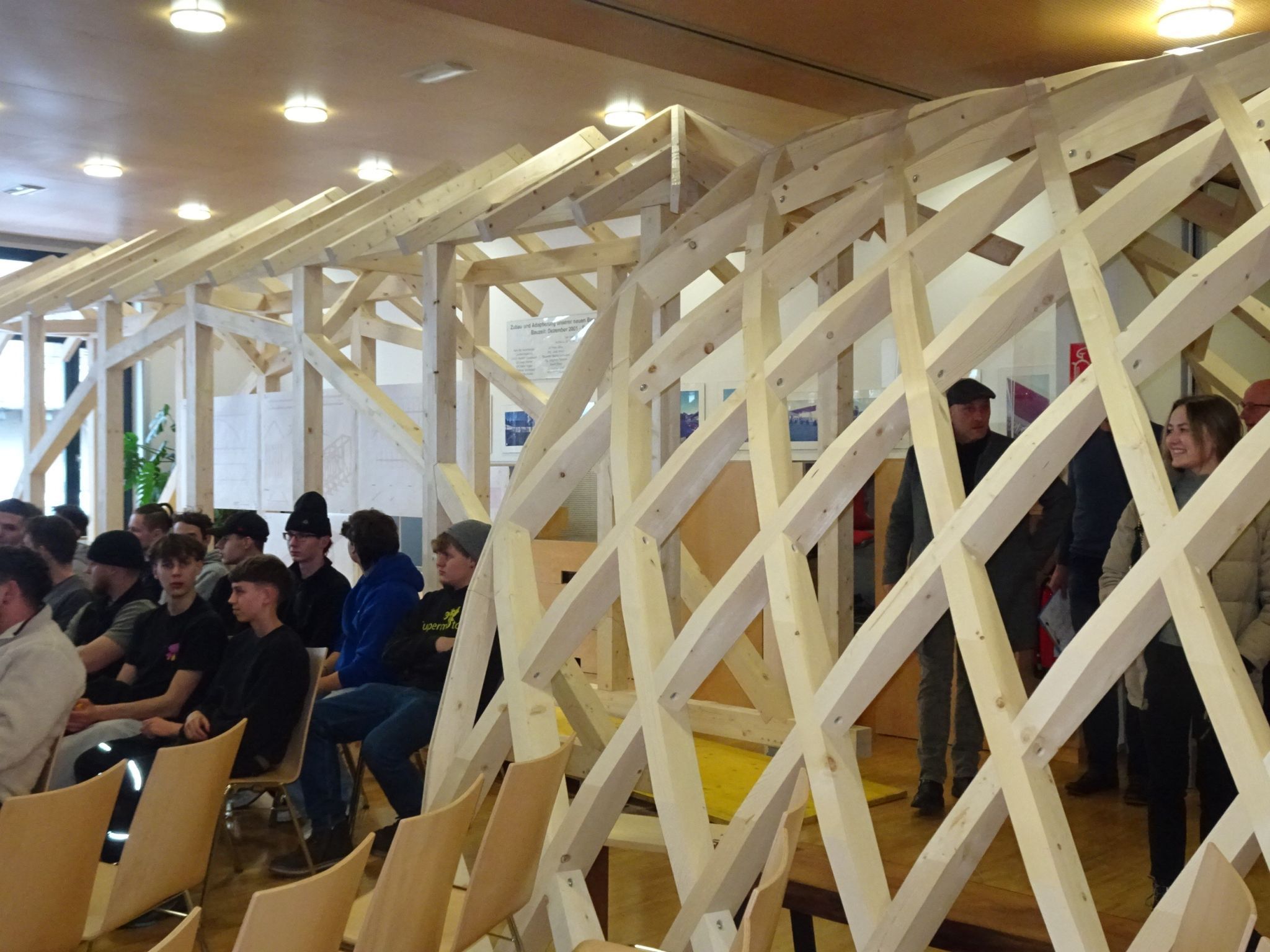 Holzarbeiten auf höchstem Niveau wurden den Besuchern präsentiert. 