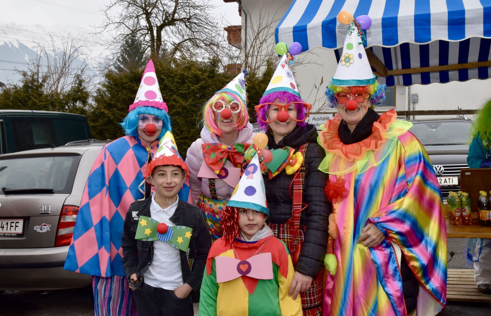 Auch die Clowns sind immer gerne gesehen.