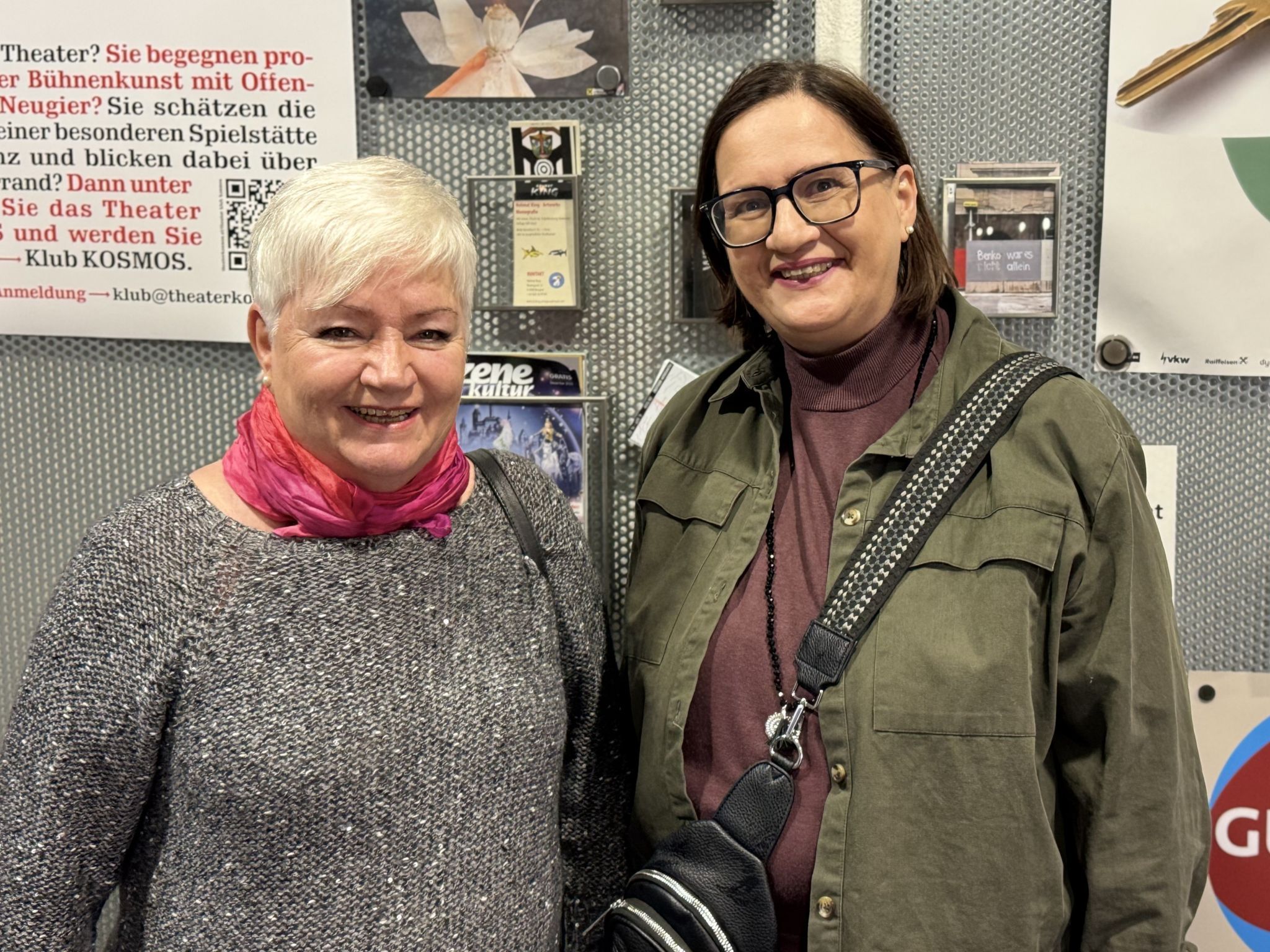 Hermine Schröcker und Helga De Col (Fa. Faigle).