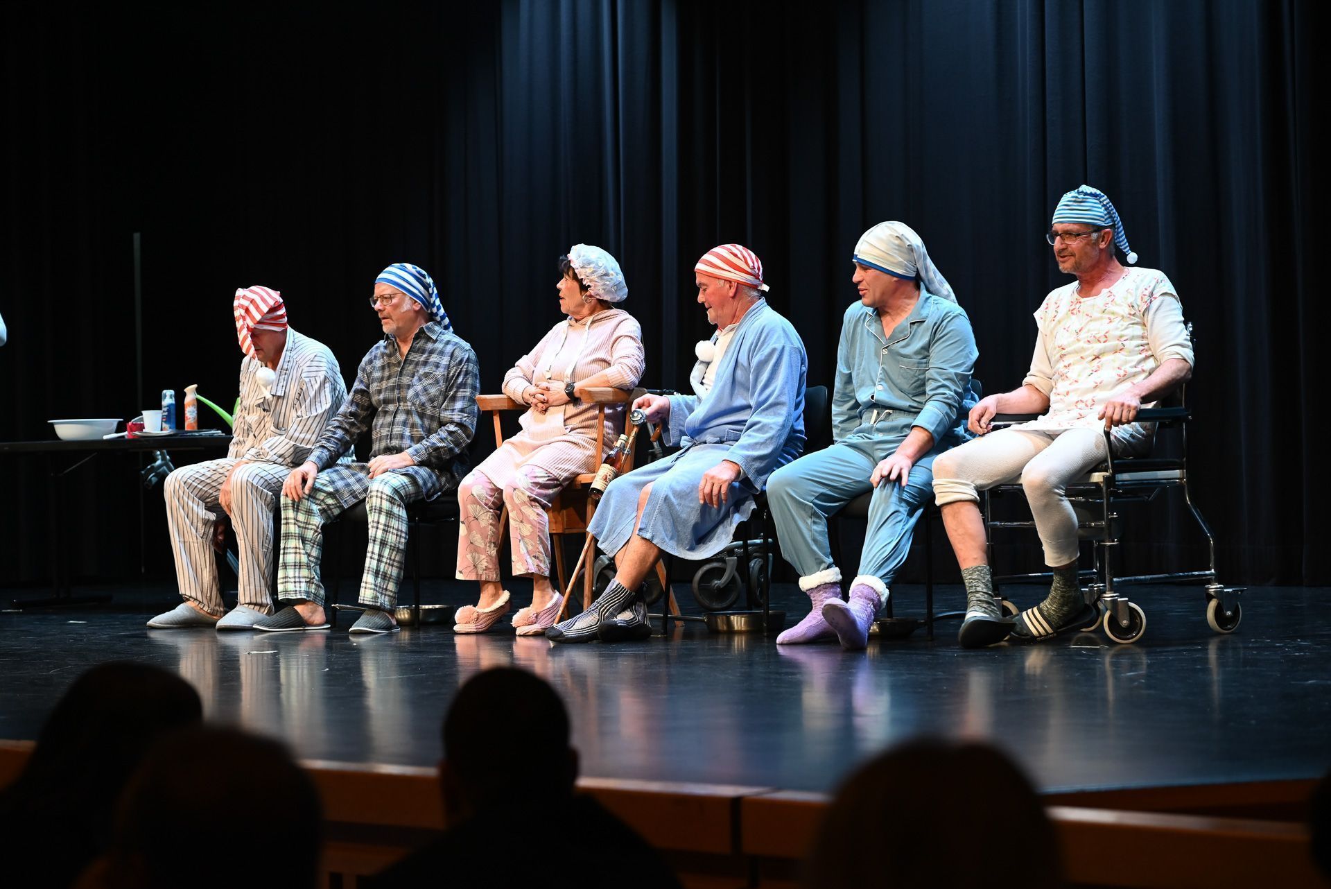Sorgten für beste Stimmung: Die Altherren-Gruppe der Feuerwehr. 