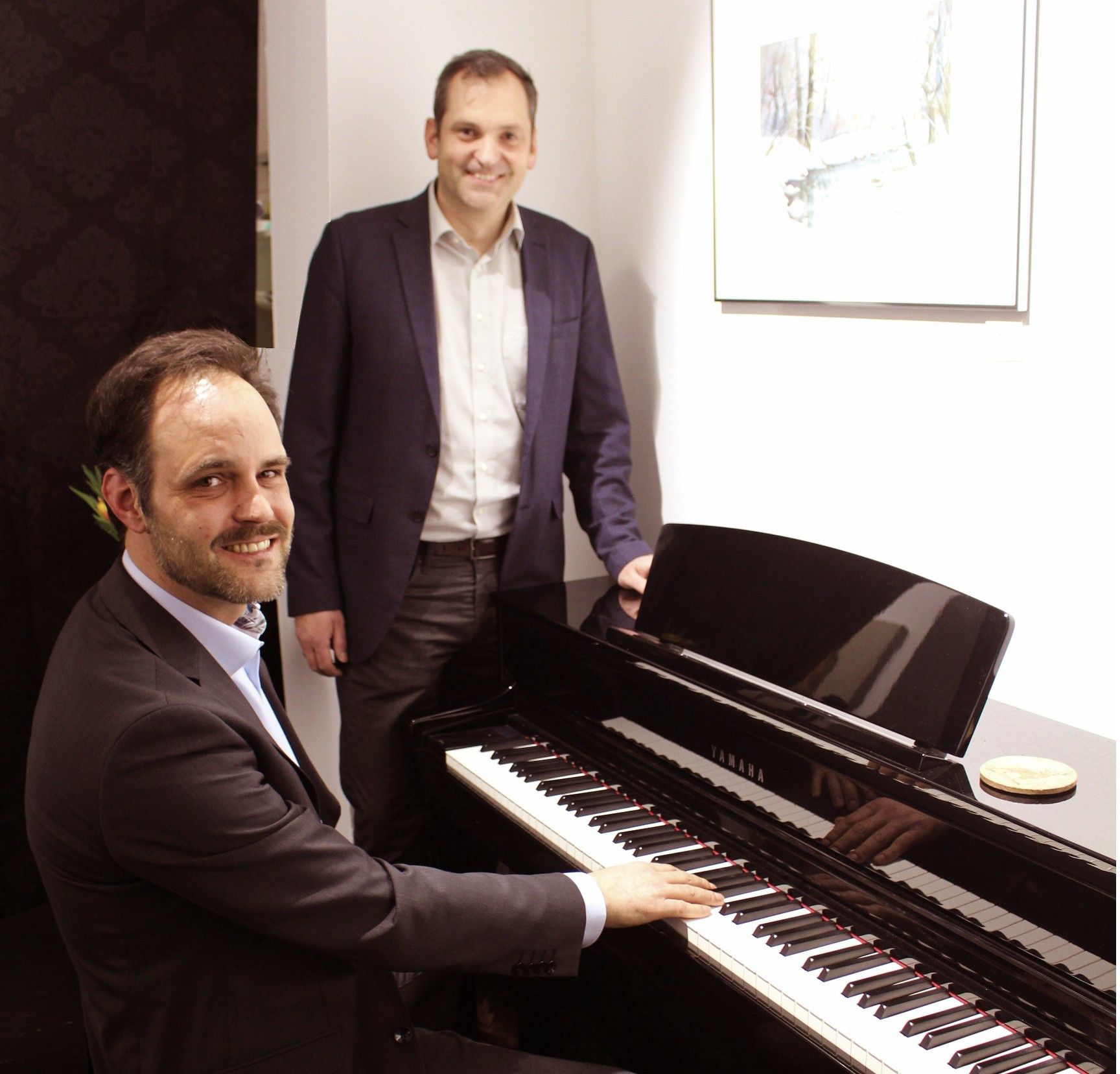 Freude an der Musik und das Talent dazu hat Sohn Michael von Papa Gerhard geerbt.   