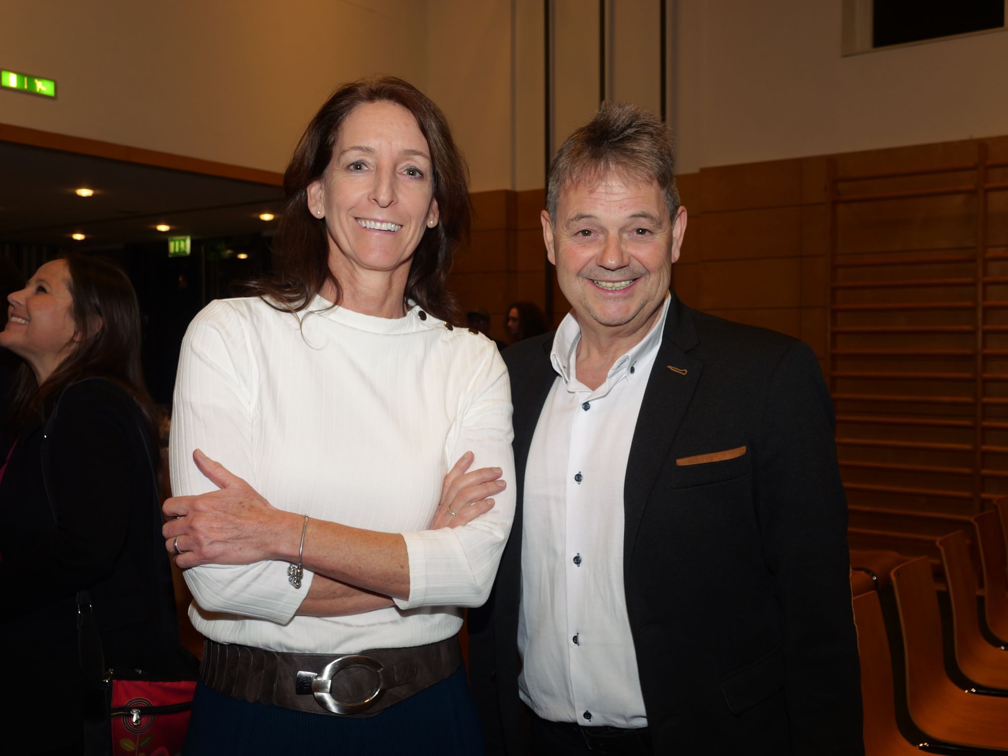 Karen Schillig und Walter Rauch beehrten den Empfang als Gäste aus der REGIO.
