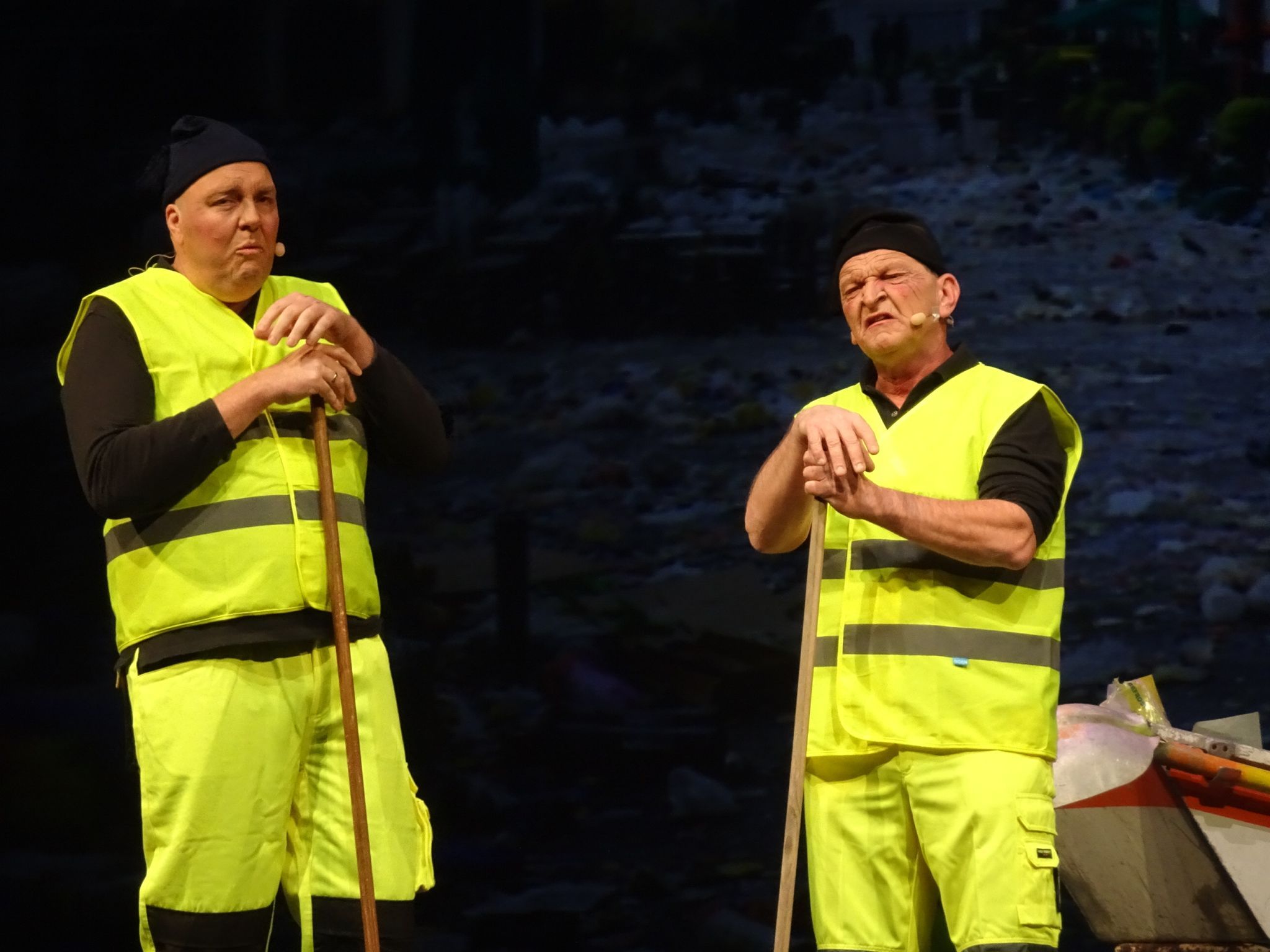 Das Beste kommt zum Schluss - zwoa flotte Feagar kitzelten zum Finale  noch einmal ordentlich die Lachmuskeln. 