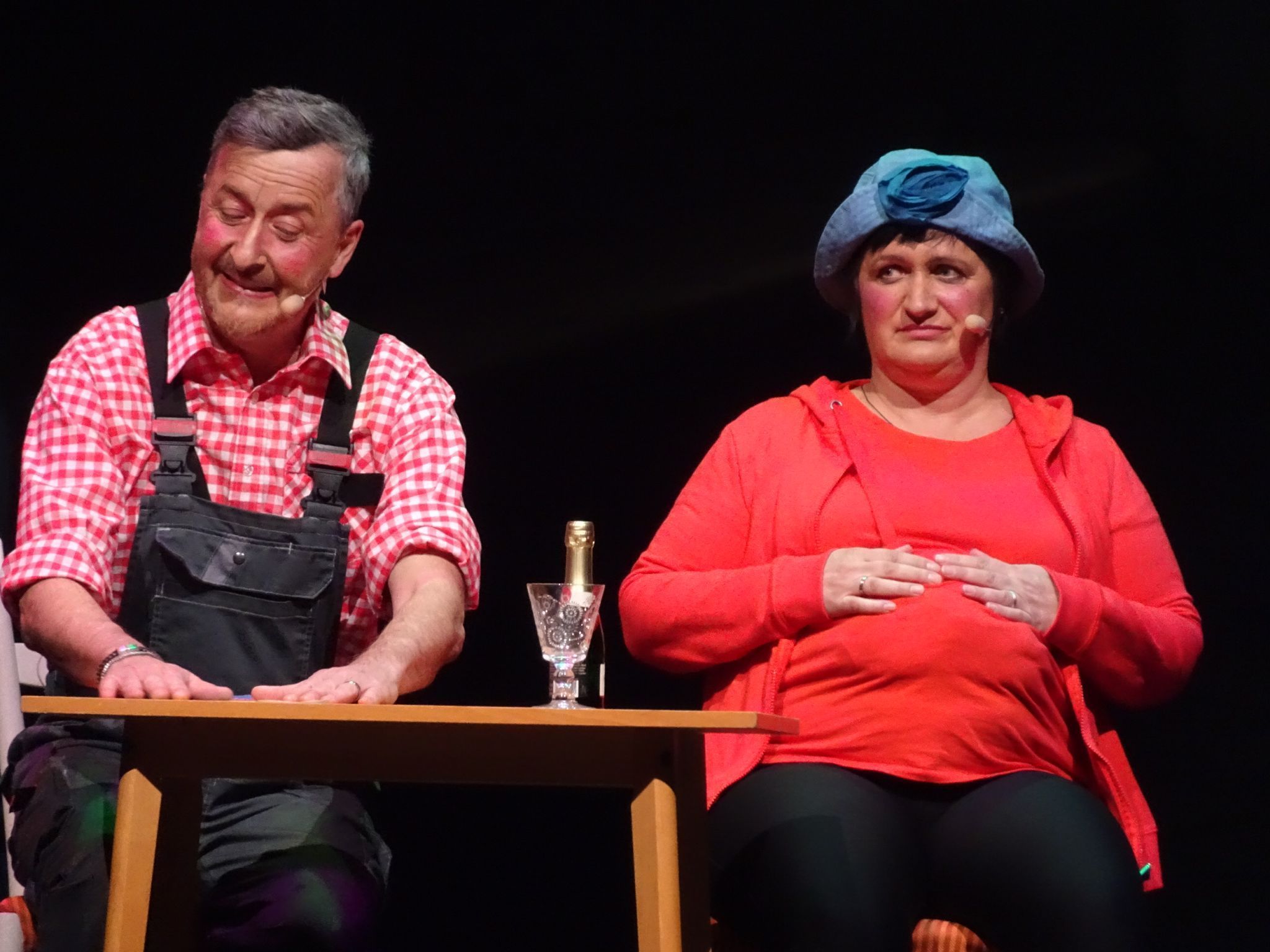 Brigitte und Lothar Schmidt durften auch 2026 nicht auf der Kabarettbühne fehlen. 