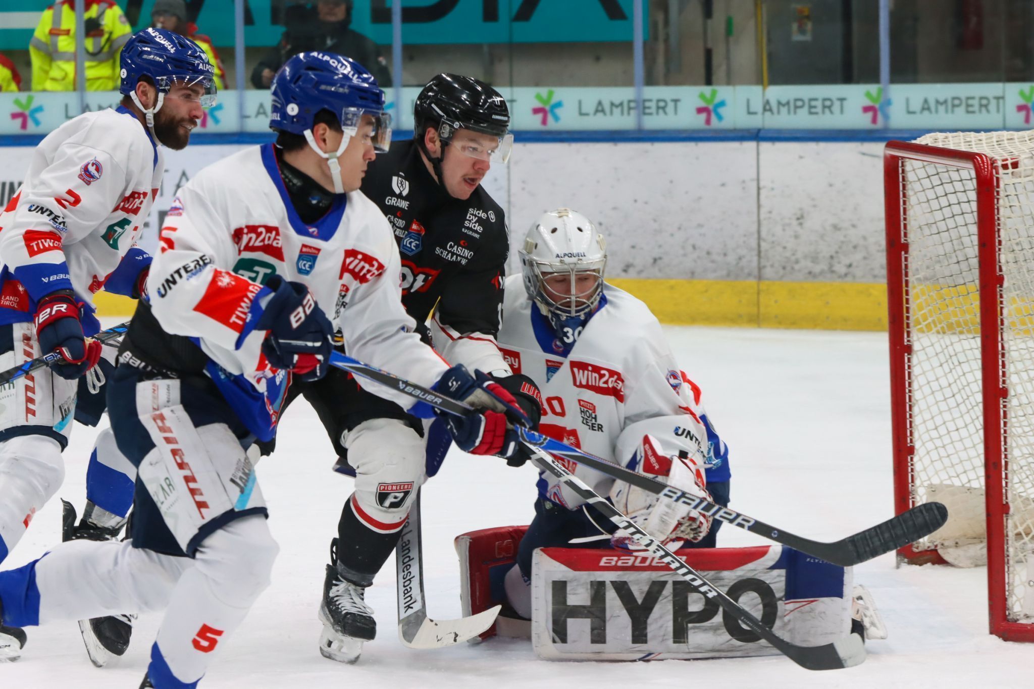 Pioneers-Topscorer Collin Adams sorgte für den Schlusspunkt.