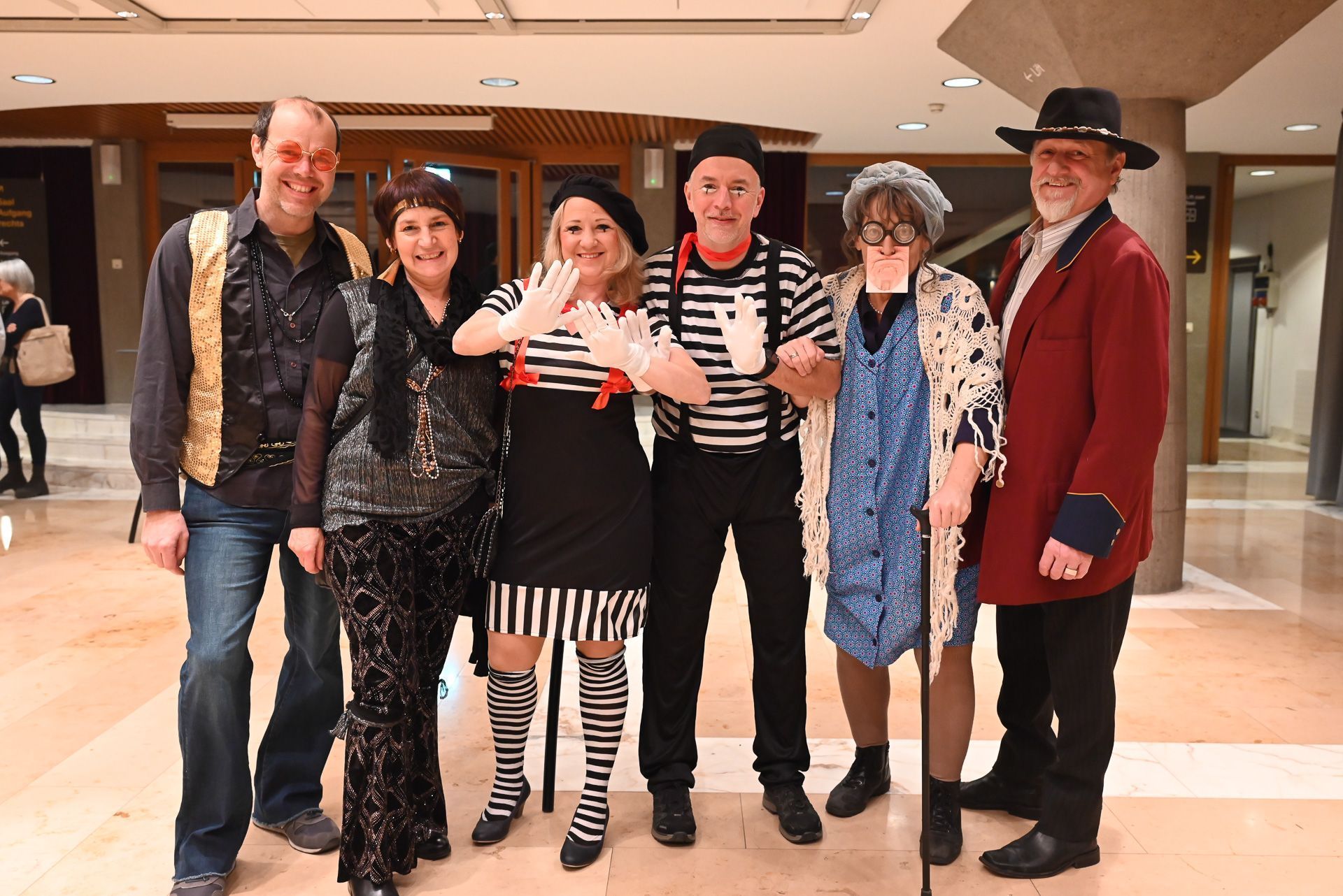 Beste Laune herrschte bei den Gästen des Faschingkonzerts.