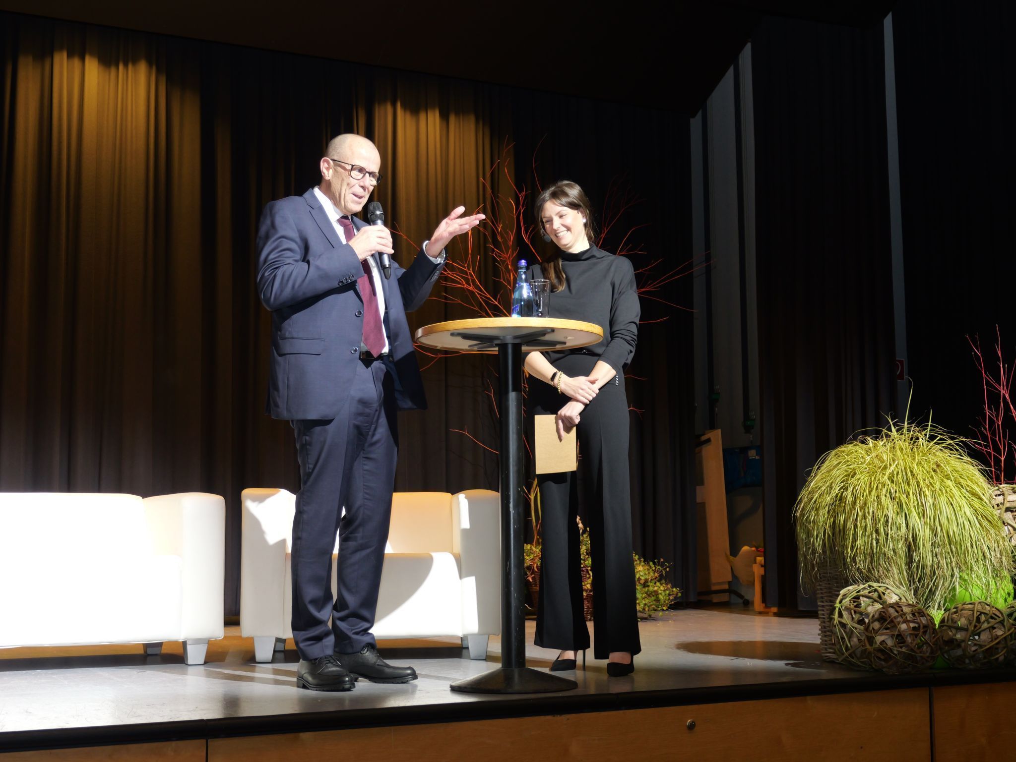 Bürgermeister Walter Gohm blickte auf die Meilensteine des vergangenen Jahres zurück und gab einen Ausblick auf kommende Projekte.