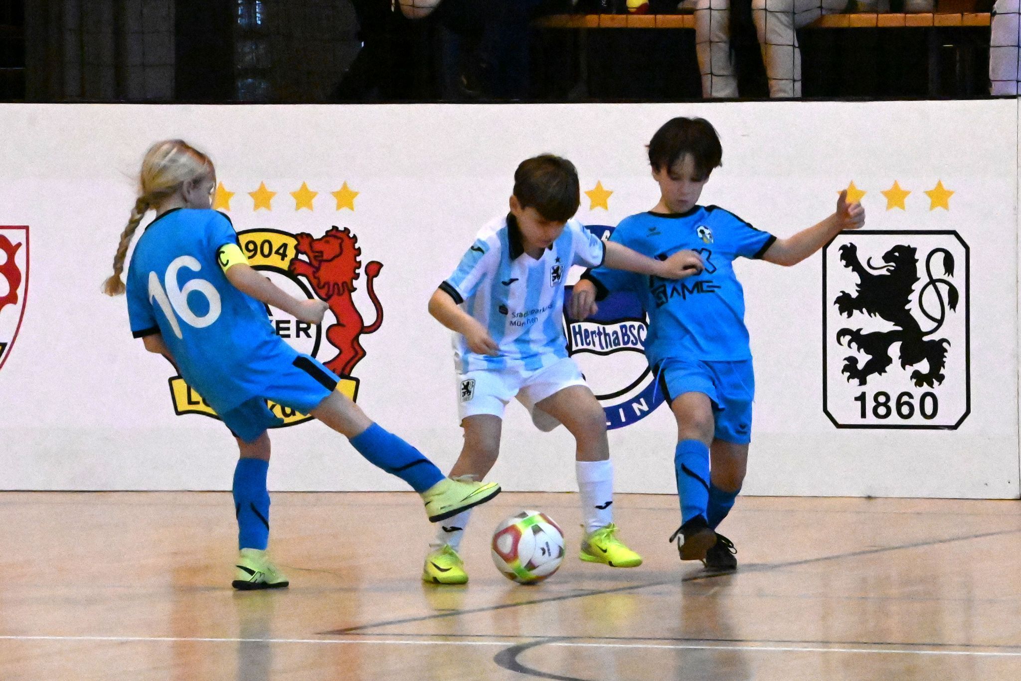 Für das Schlins U-9-Team reicht es zu einem Sieg. 