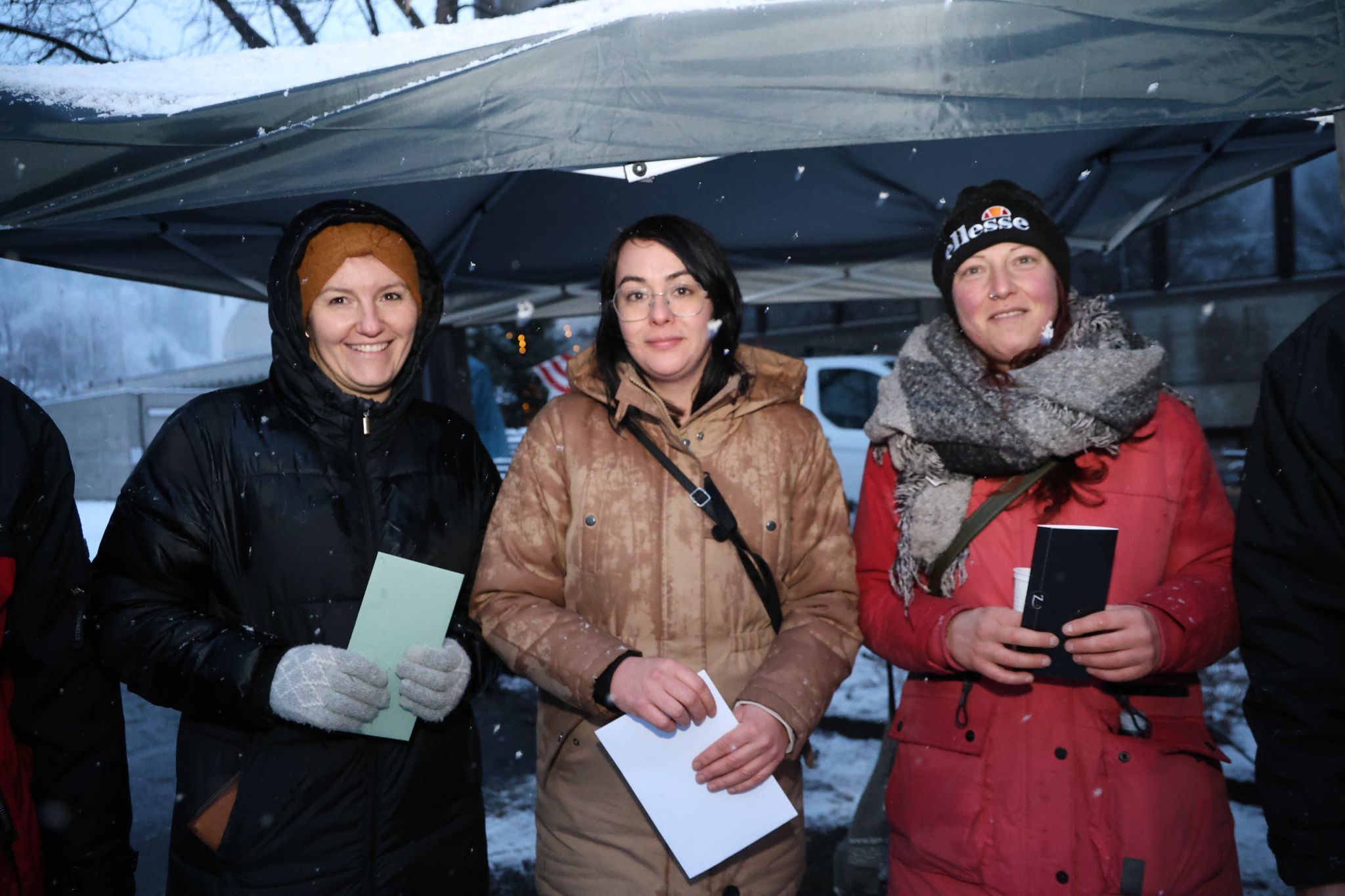 Pelin Örnek, Sabine Walser und Fiona de Nijs.