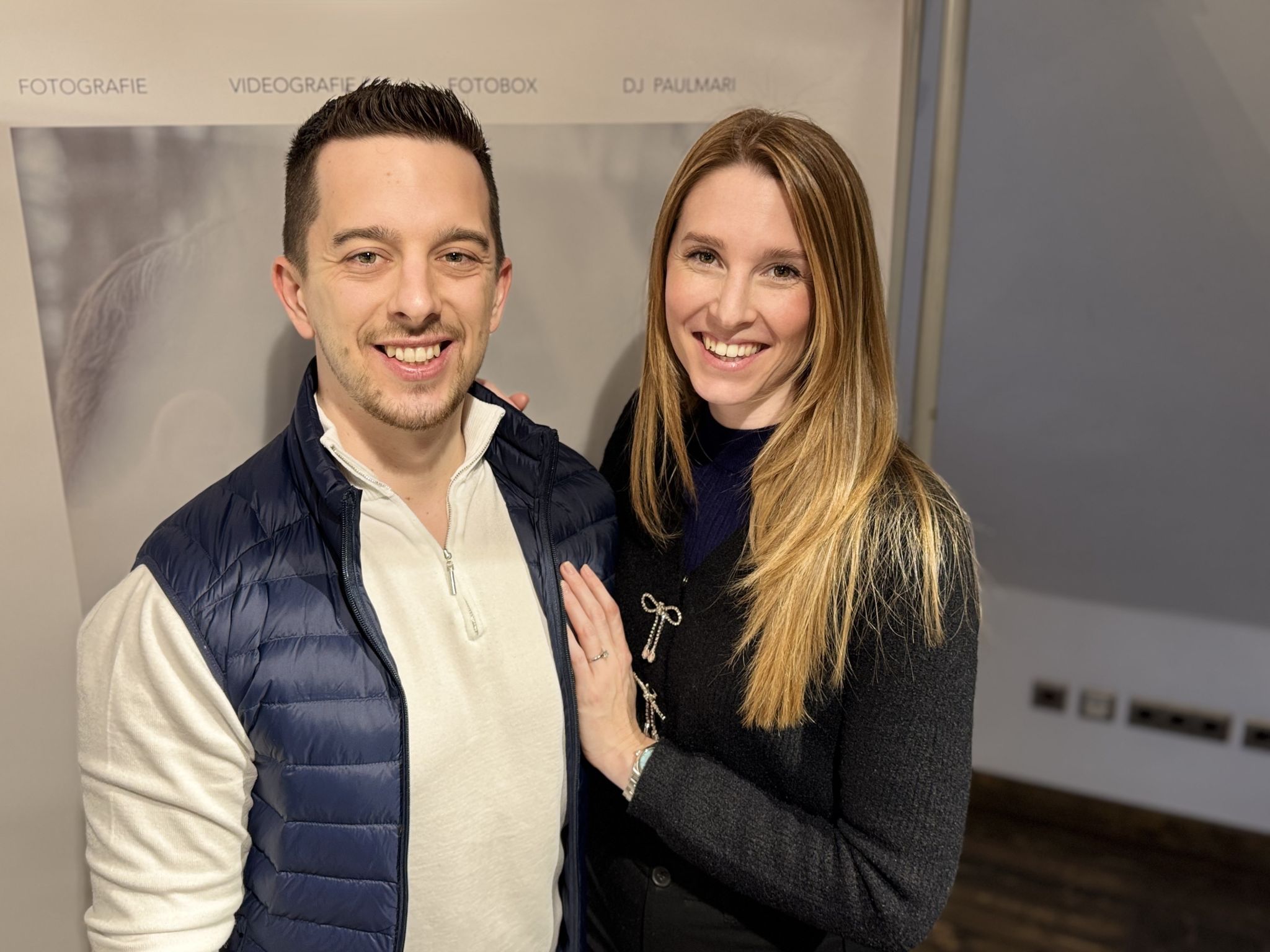 Unter den Besuchern: Thersa Pfeifer und Pascal Prapotnik.