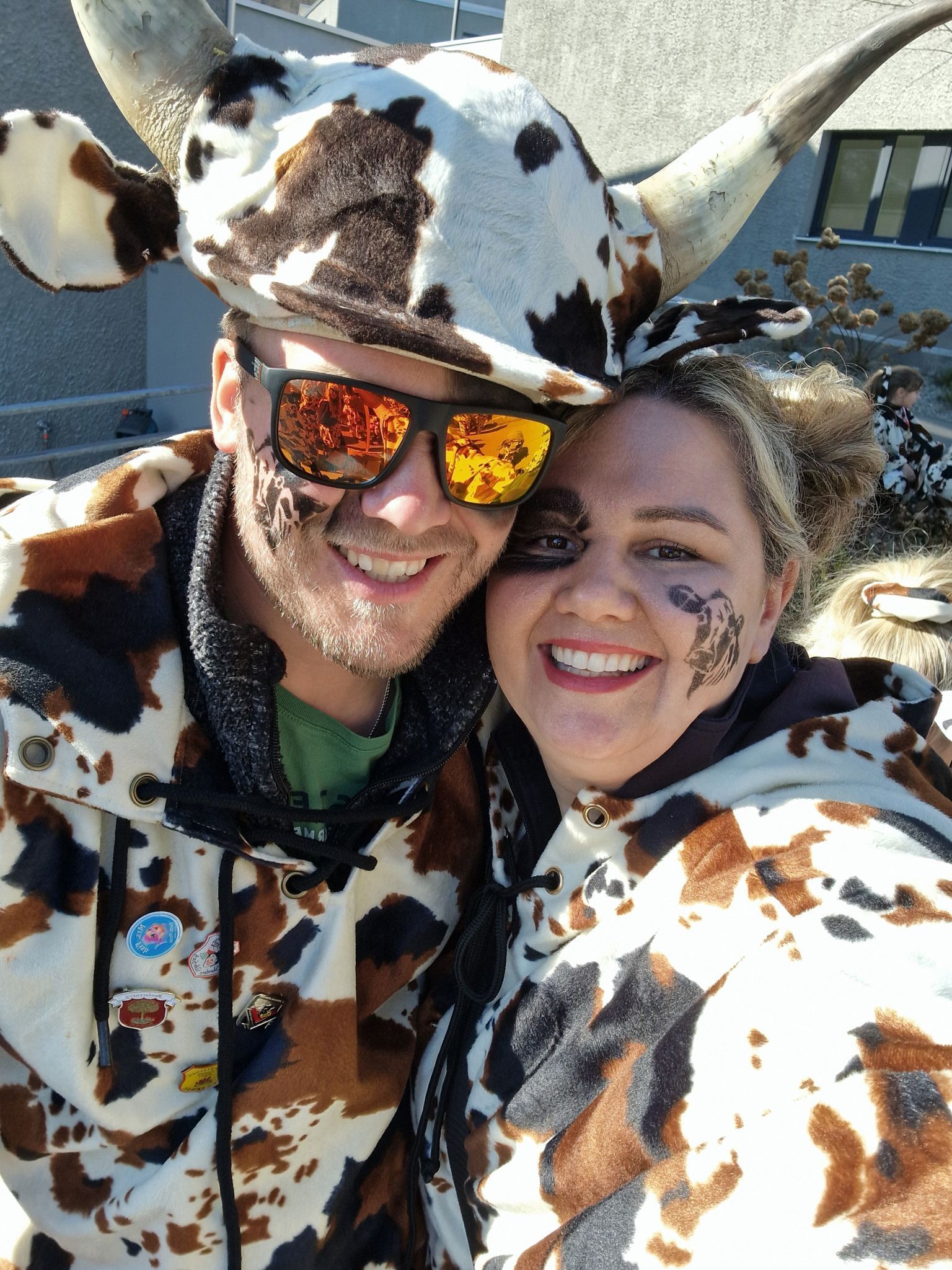 Zwei Herzen schlagen für die Fasnat: Michael Baurenhas und seine Frau Melanie.