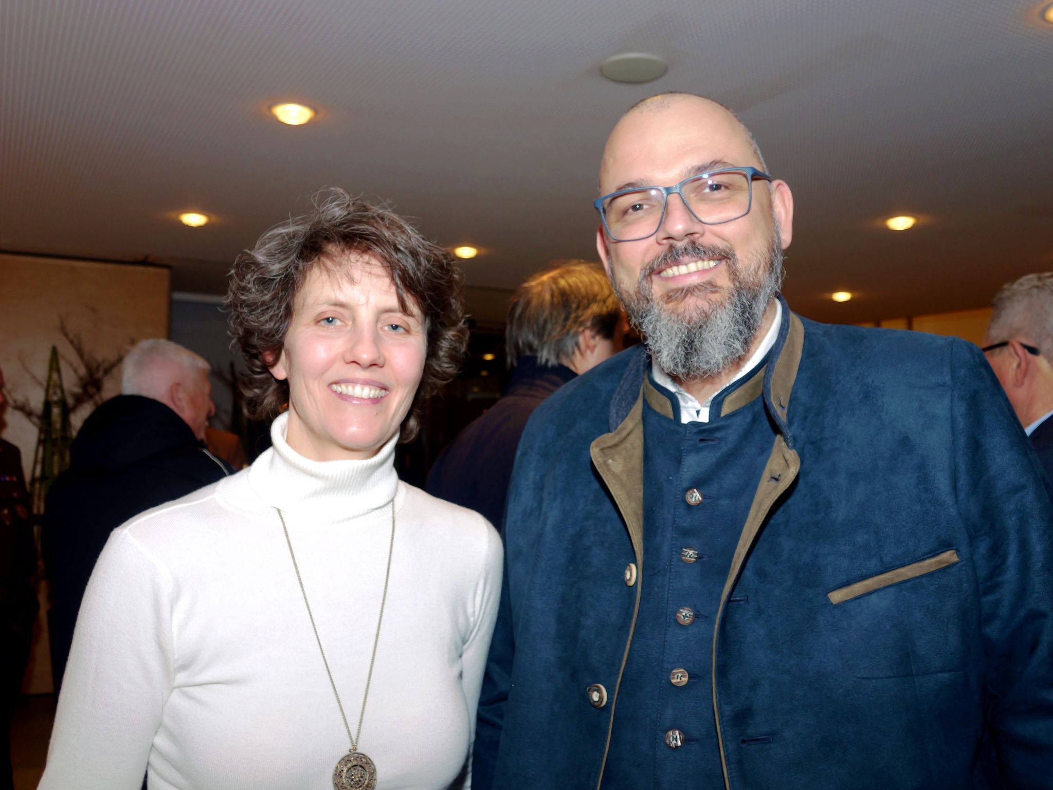 Sarah Scheger und Max Krieger-Alfons von AQUA Mühle Vorarlberg.