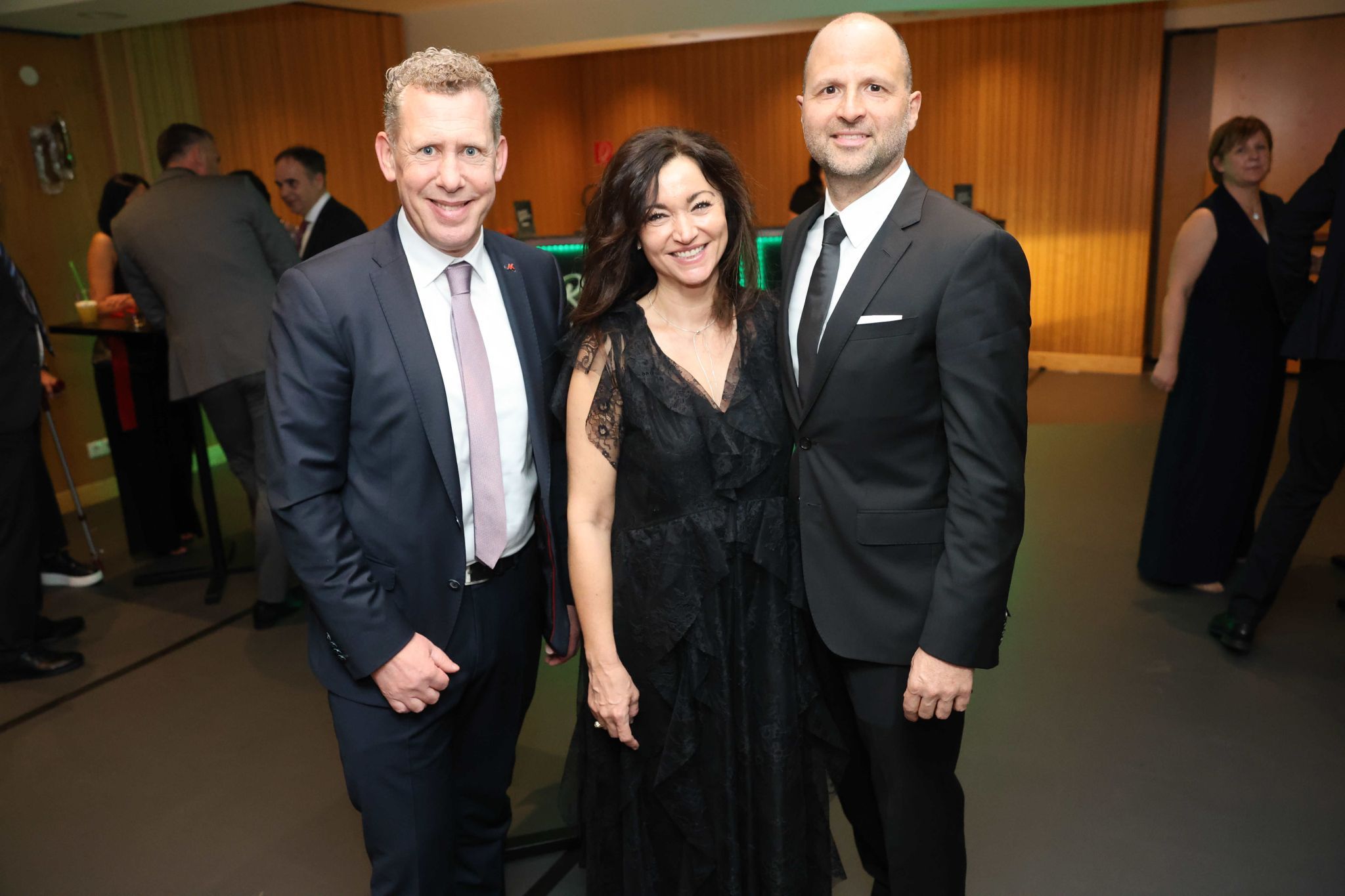 AK-Präs. Bernhard Heinzle, LR Marco Tittler und Simone.