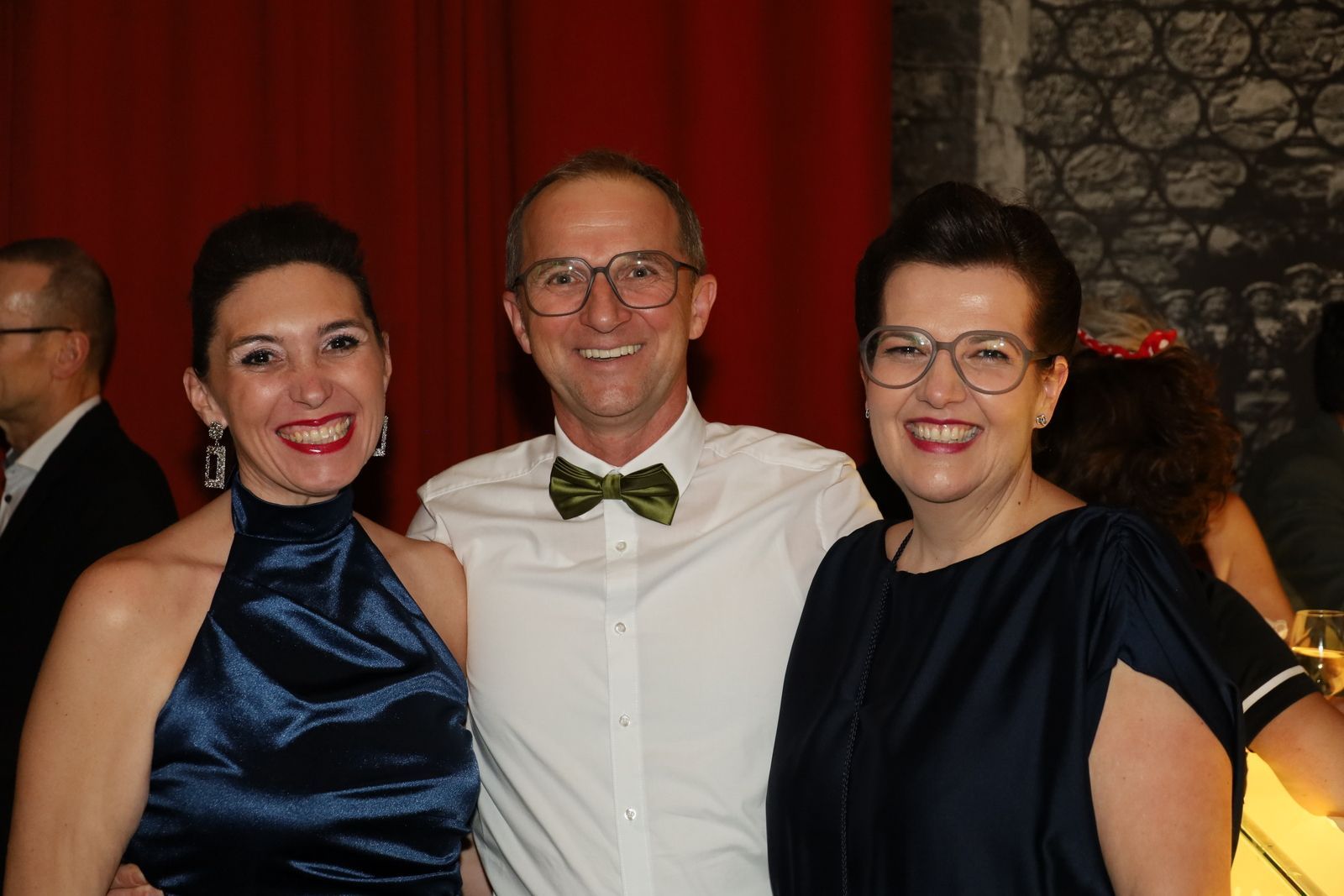 Andrea (li) mit dem ehem. Hörbranzer Prinzenpaar Hubert und Simone