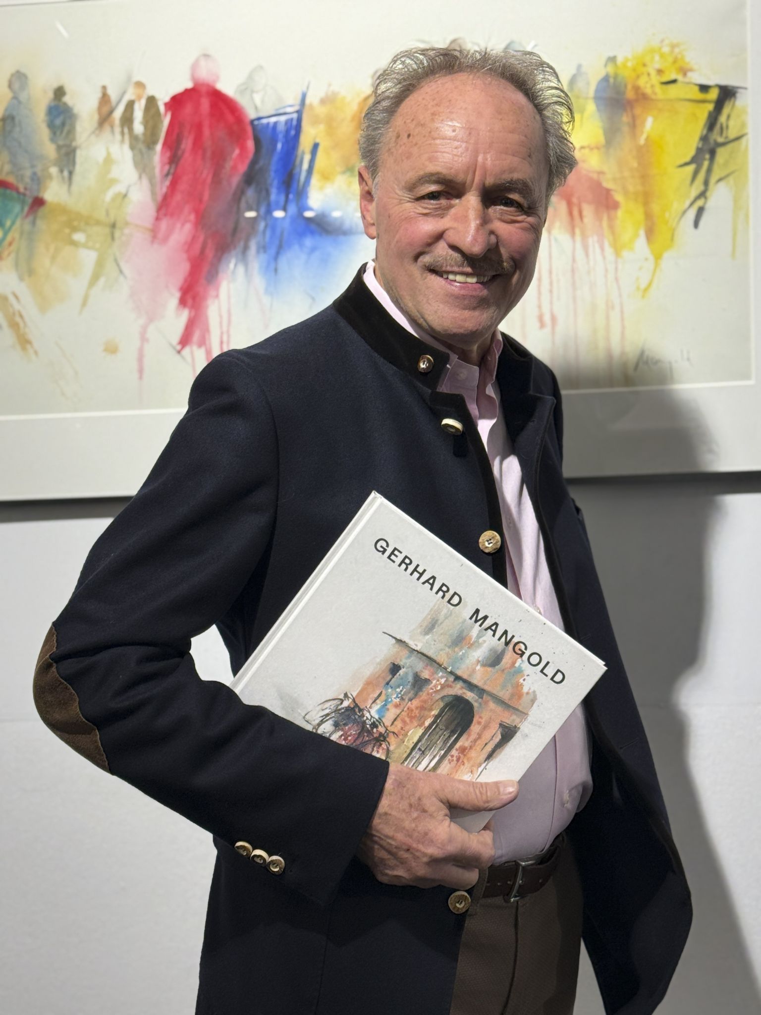 Gerhard Mangold präsentierte simultan zur Ausstellung seinen neuesten Bildband _Konturen des Lebens_