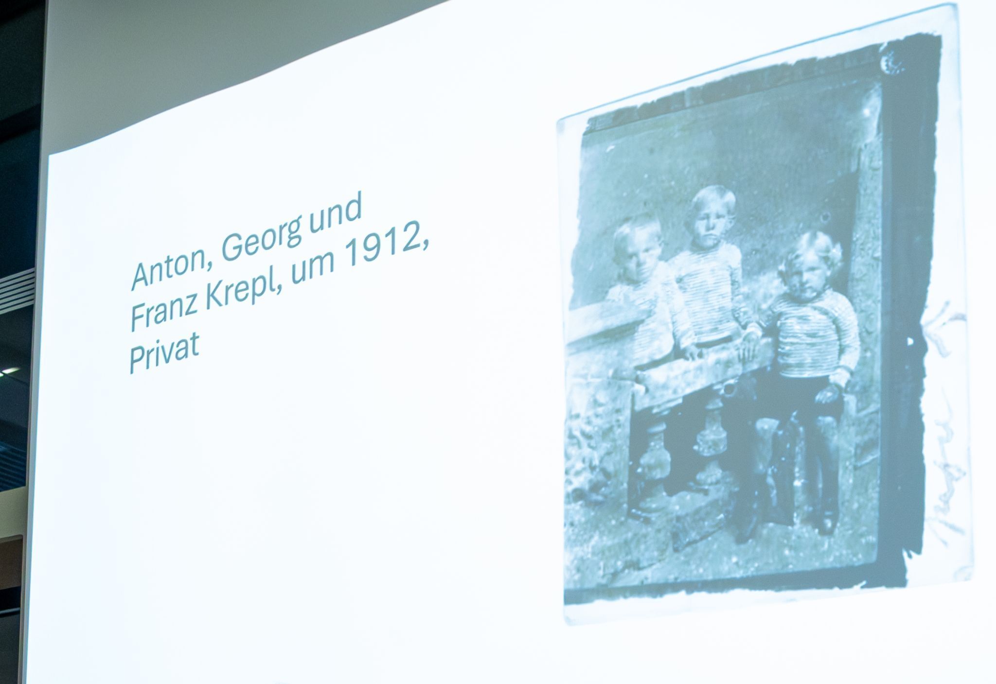 Barbara Krepl gab einem NS-Euthanasieopfer Gesicht und Namen, ihrem Großonkel Anton Krepl (li.)