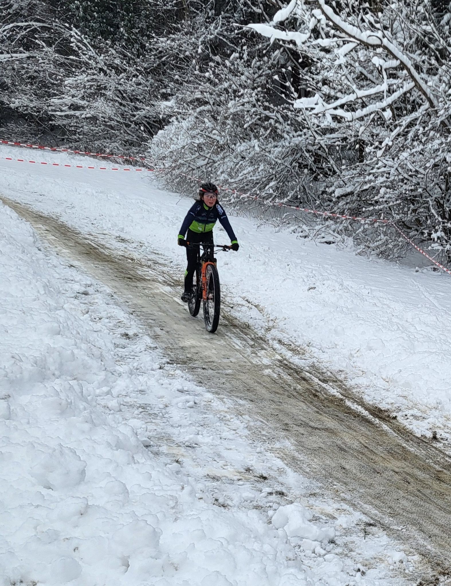 Matsch machte es nicht leichter. 