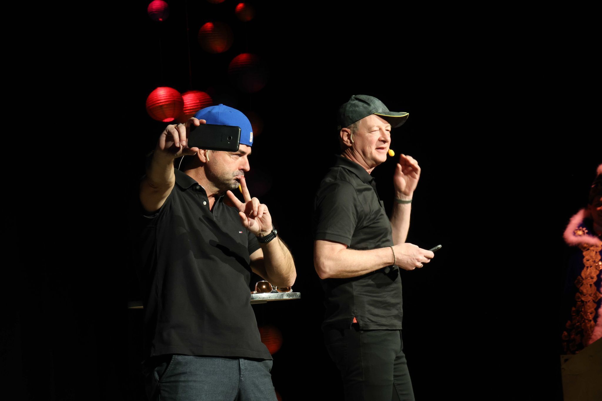 Kabarettistenduo Markus Lins und Manfred Kräutler.