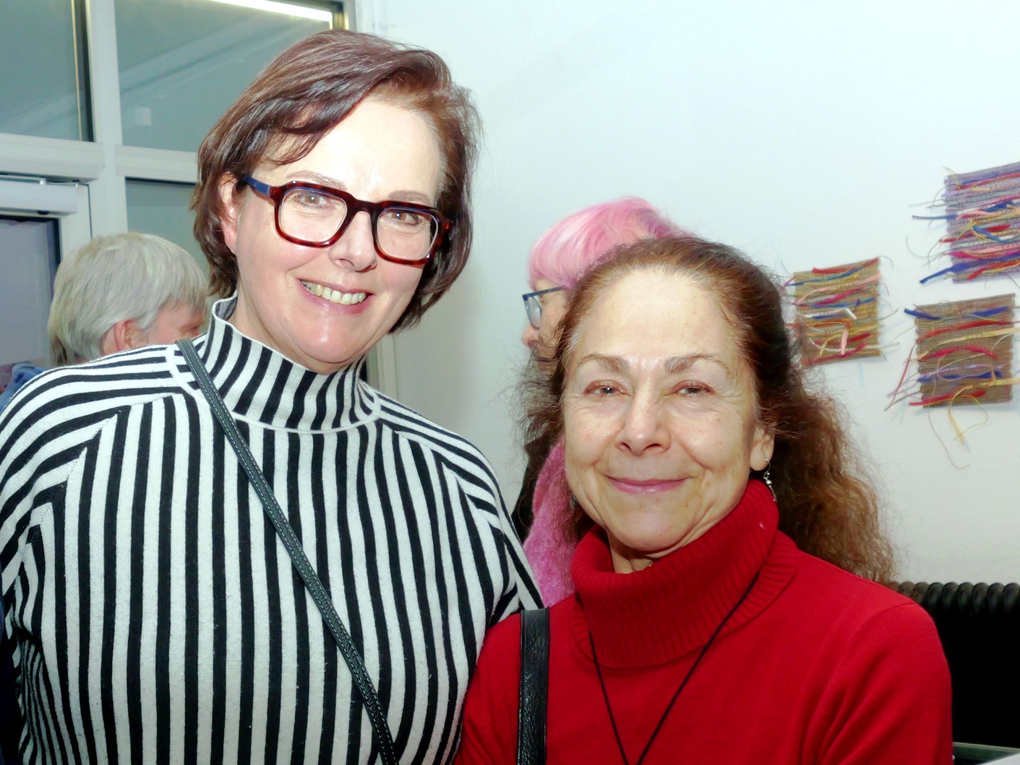 Die Künstlerin Gabi Jörger und die Pianistin Nora Calvo-Smith feierten das Neujahrsjazzfestival.