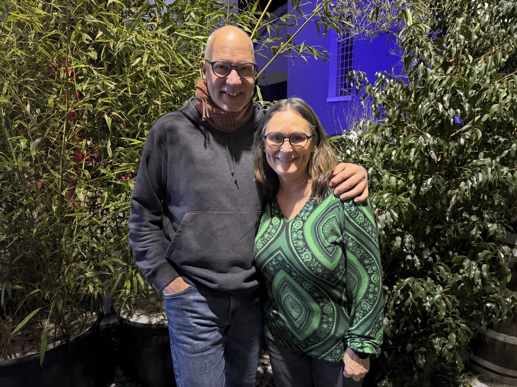 Elisabeth Steger und Christoph Kalb waren unter den Konzertbesuchern