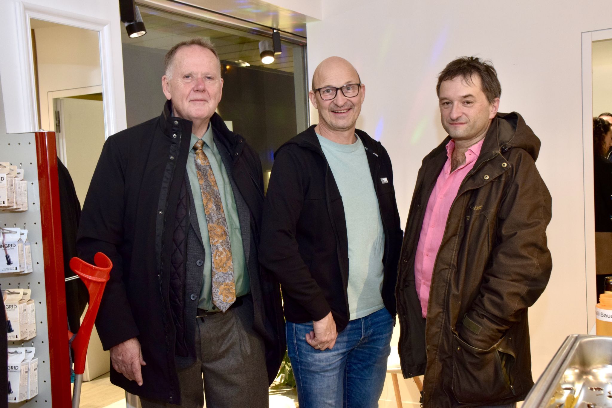 Hansjörg Seeberger, Wolfgang Purtscher und Thomas Wiederin.