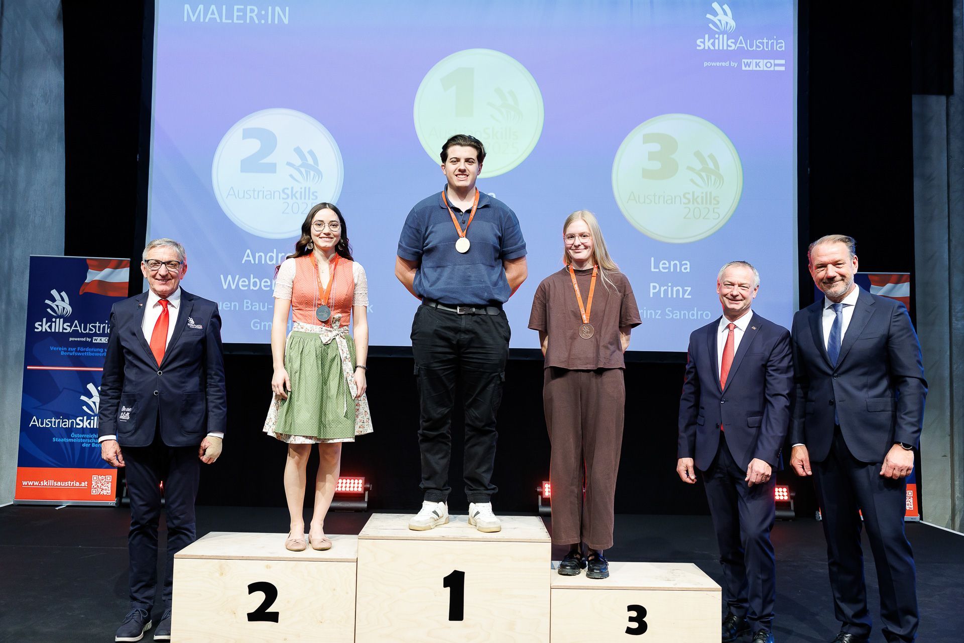 Luca Ladler aus Fußach ist Staatsmeister der Maler und qualifizierte sich mit seinem Sieg für die Weltmeisterschaft in Shanghai. (Quelle: Hannes Hagen)