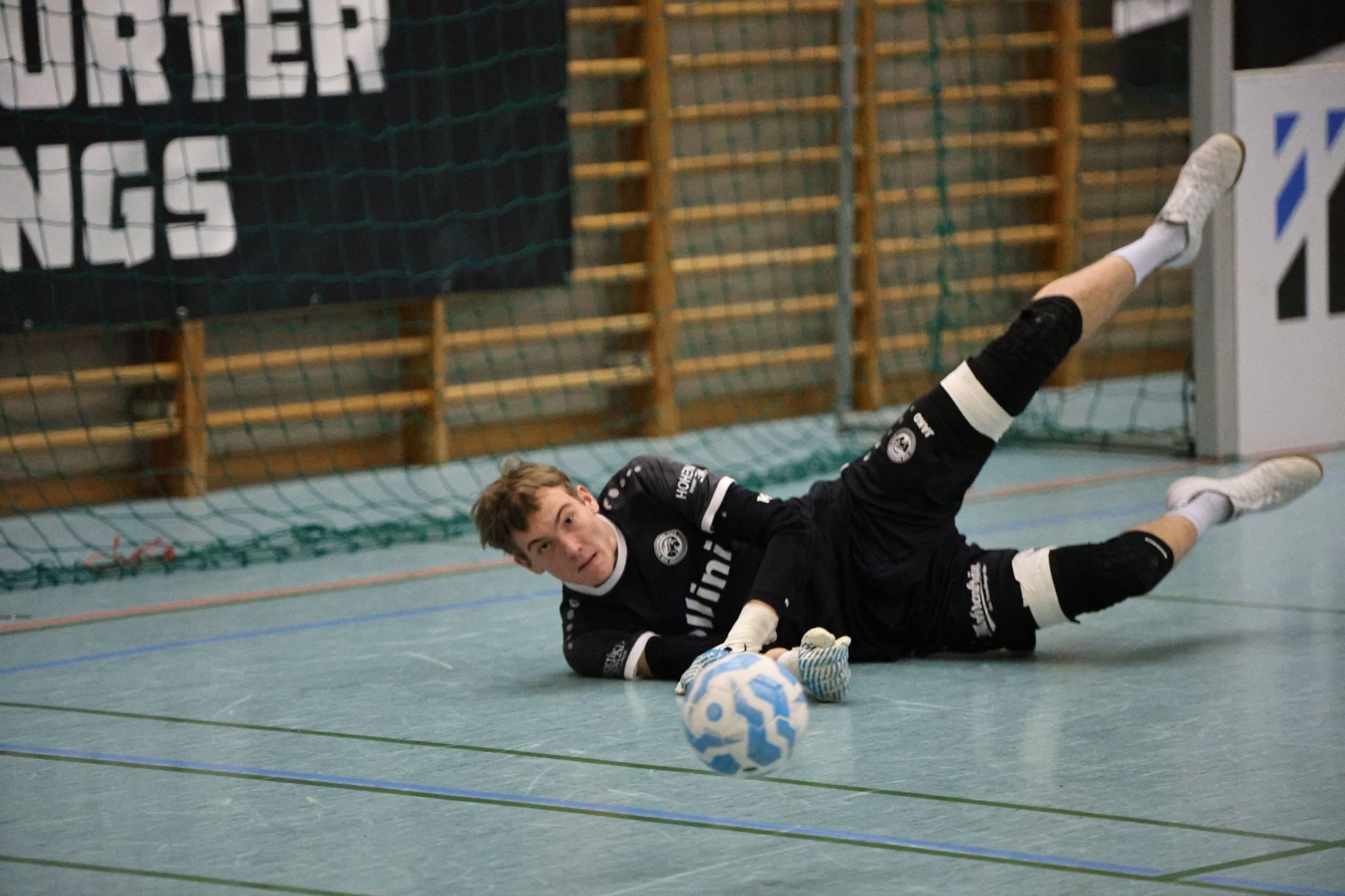Hohenems Jungkeeper Max Weiland will Weiterkommen.KNOBEL