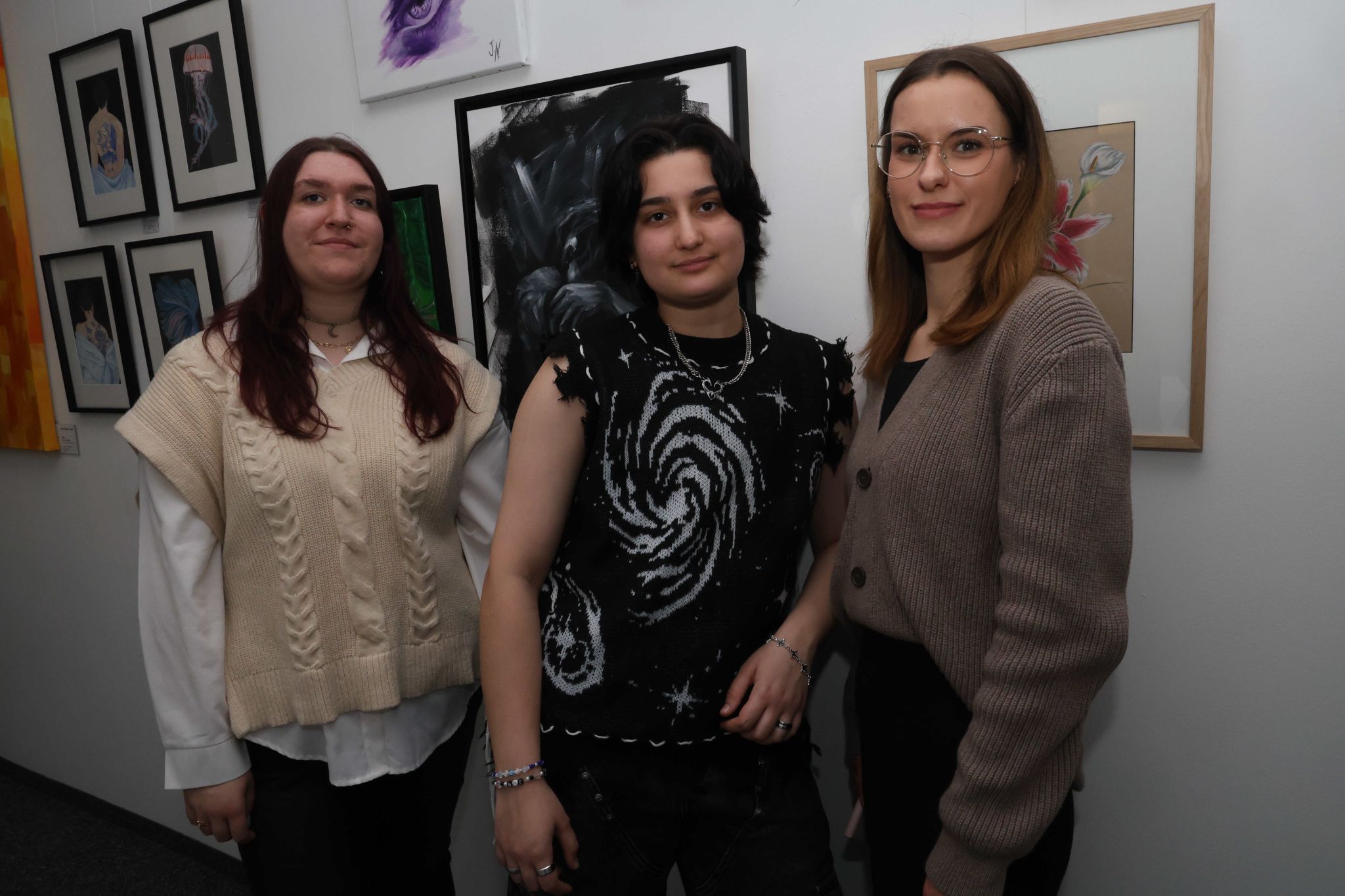 Viviane Sveß, Jon Jack Nigsch und Jessica Fehr vom 