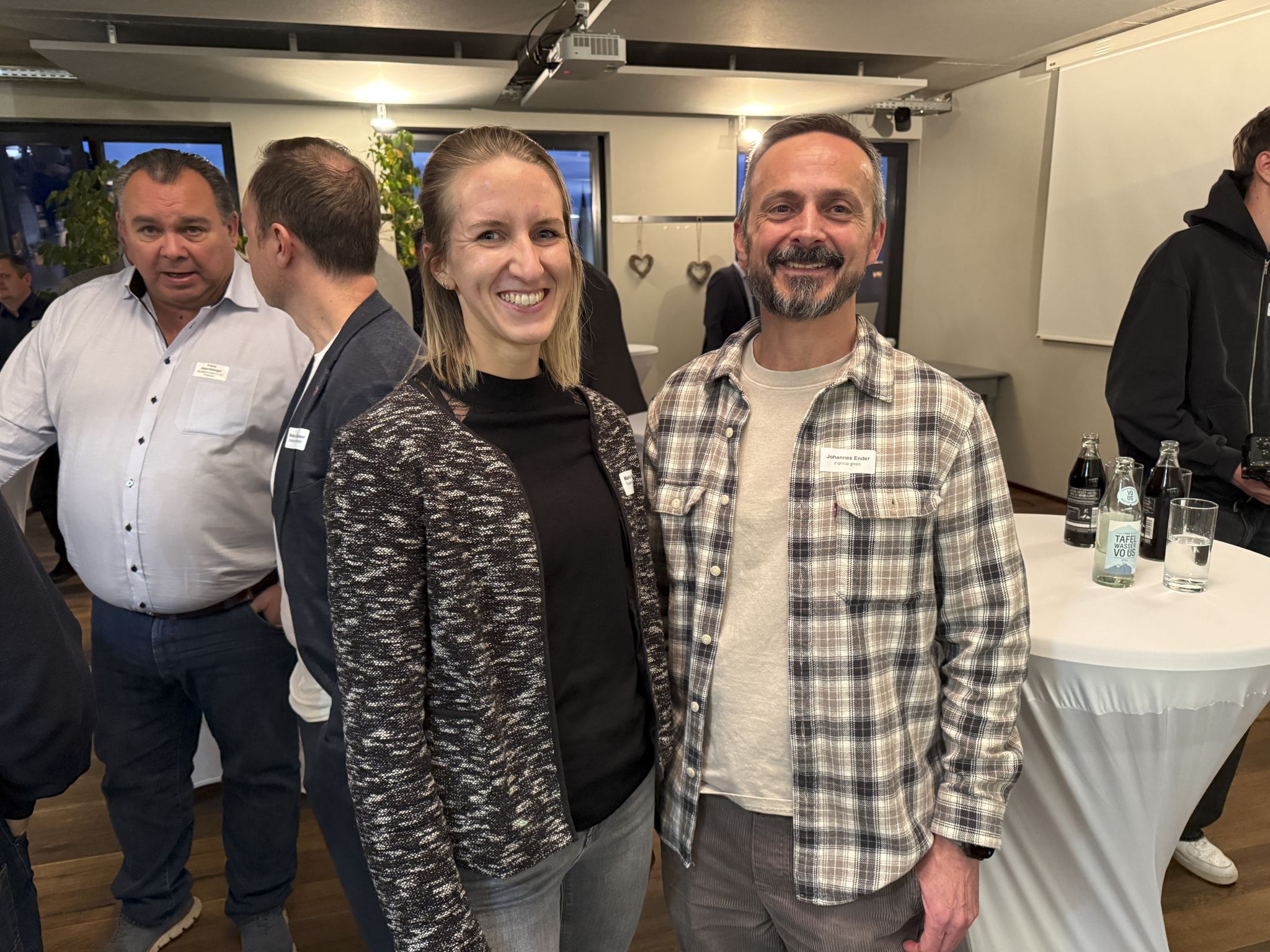 Maria Schneider (Truck to Train) und Johannes Ender (z-group gmbh)